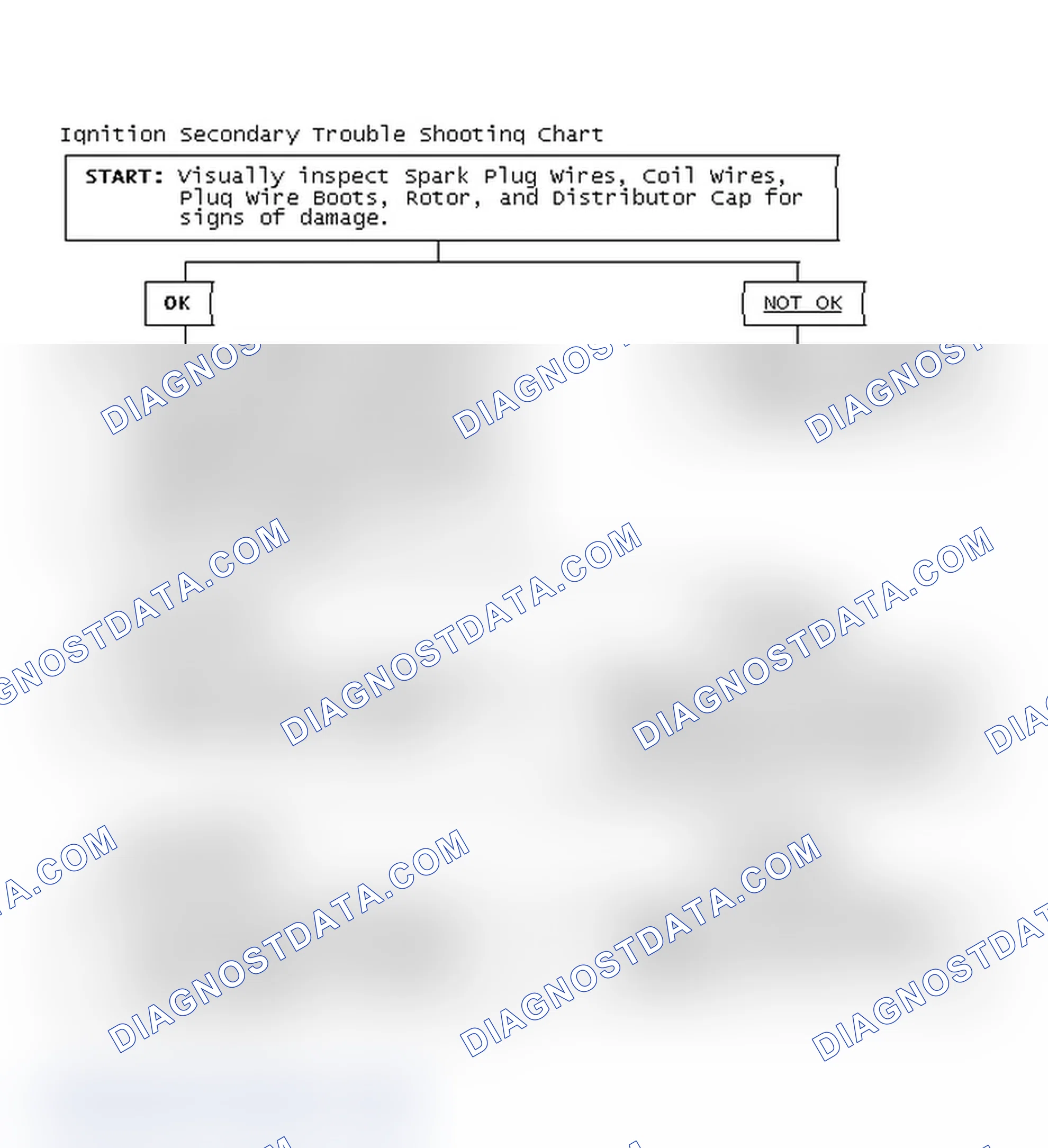 Scheme 1: Ignition Secondary Trouble Shooting Chart