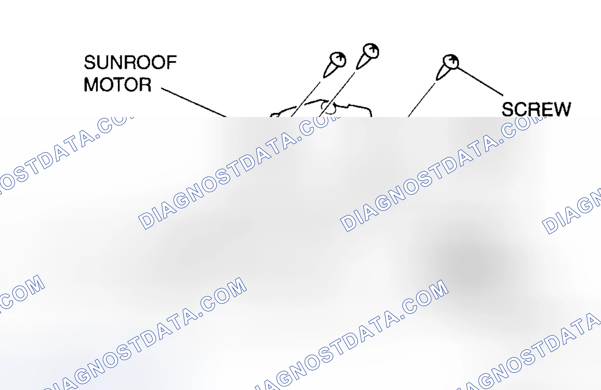 Scheme 14: SUNROOF MOTOR REMOVAL/INSTALLATION