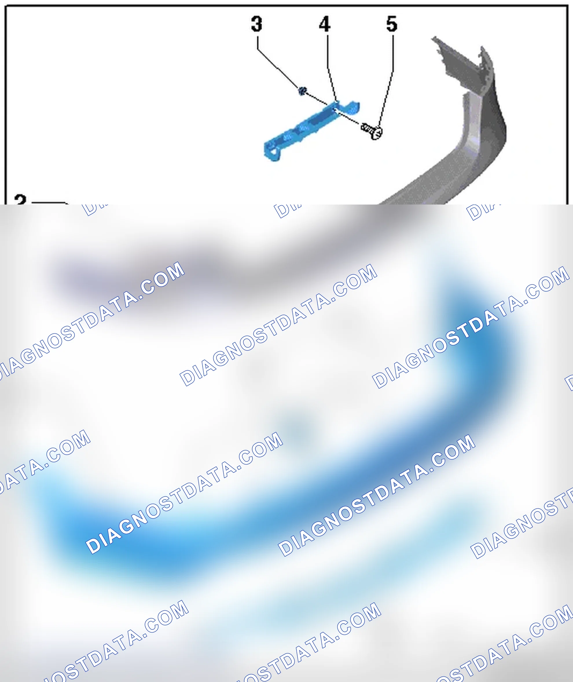 Scheme 130: REAR BUMPER COVER OVERVIEW, ALLROAD