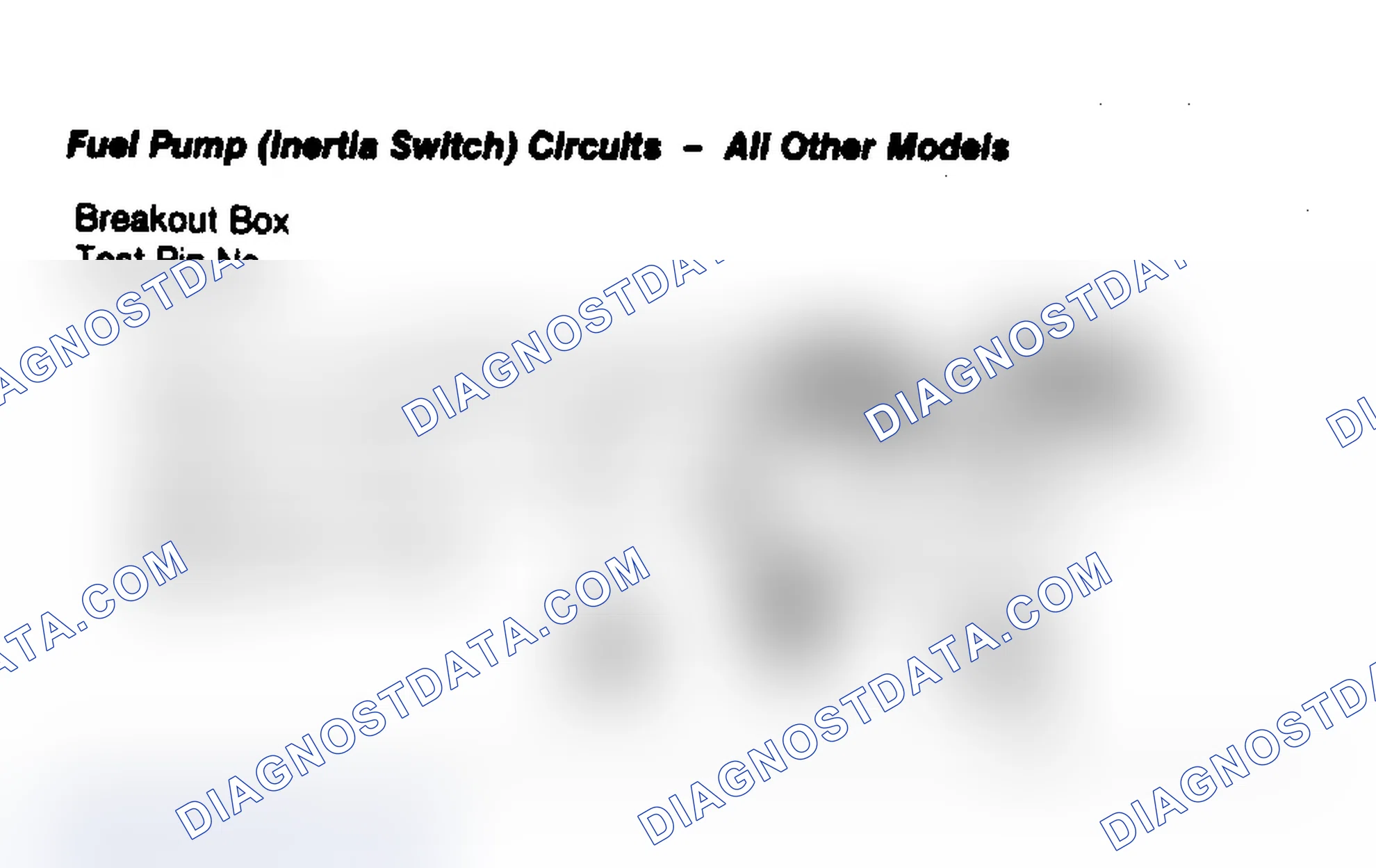 Scheme 54: Fuel Pump (Inertia Switch) Circuits