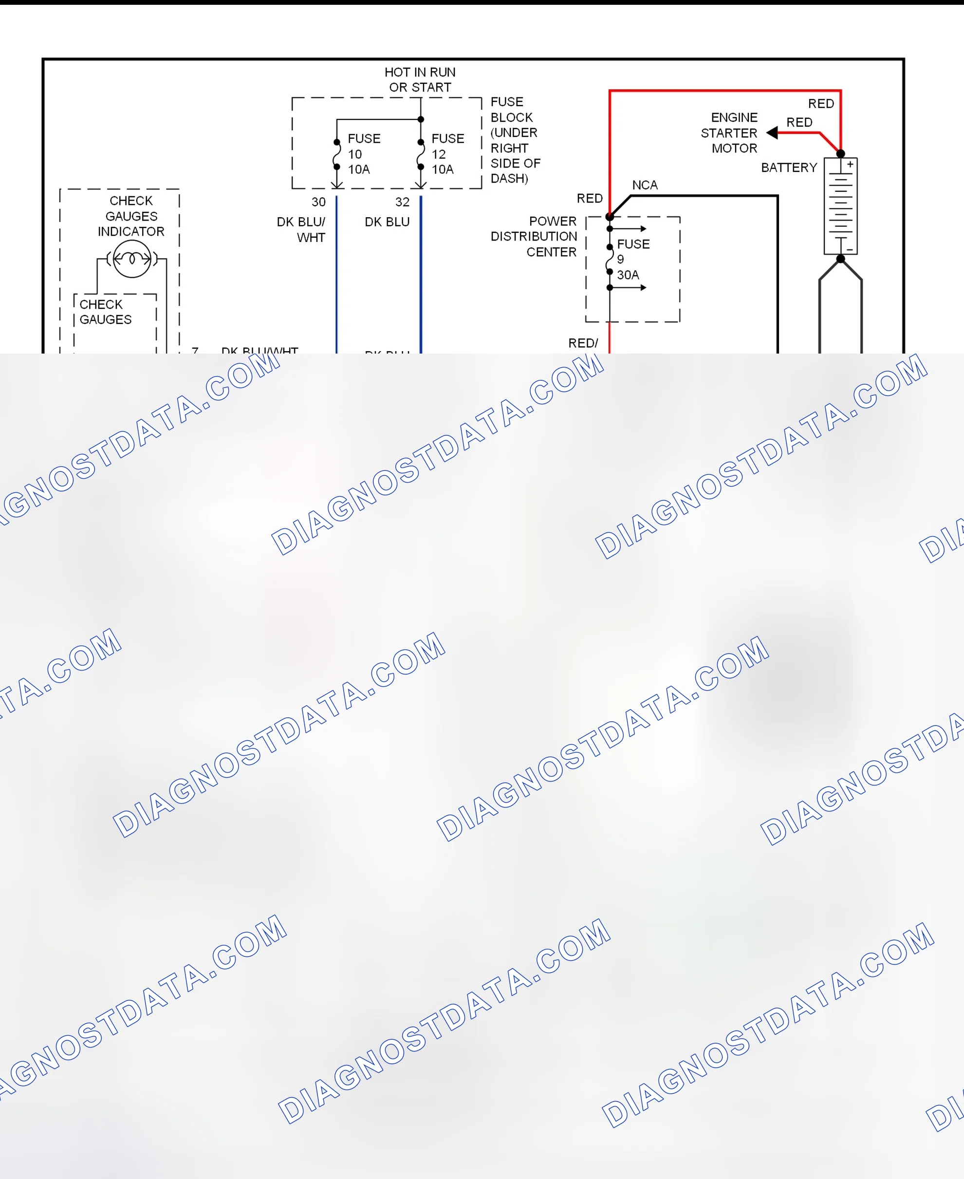 Scheme 3: Charging System Wiring Diagram (Wrangler)