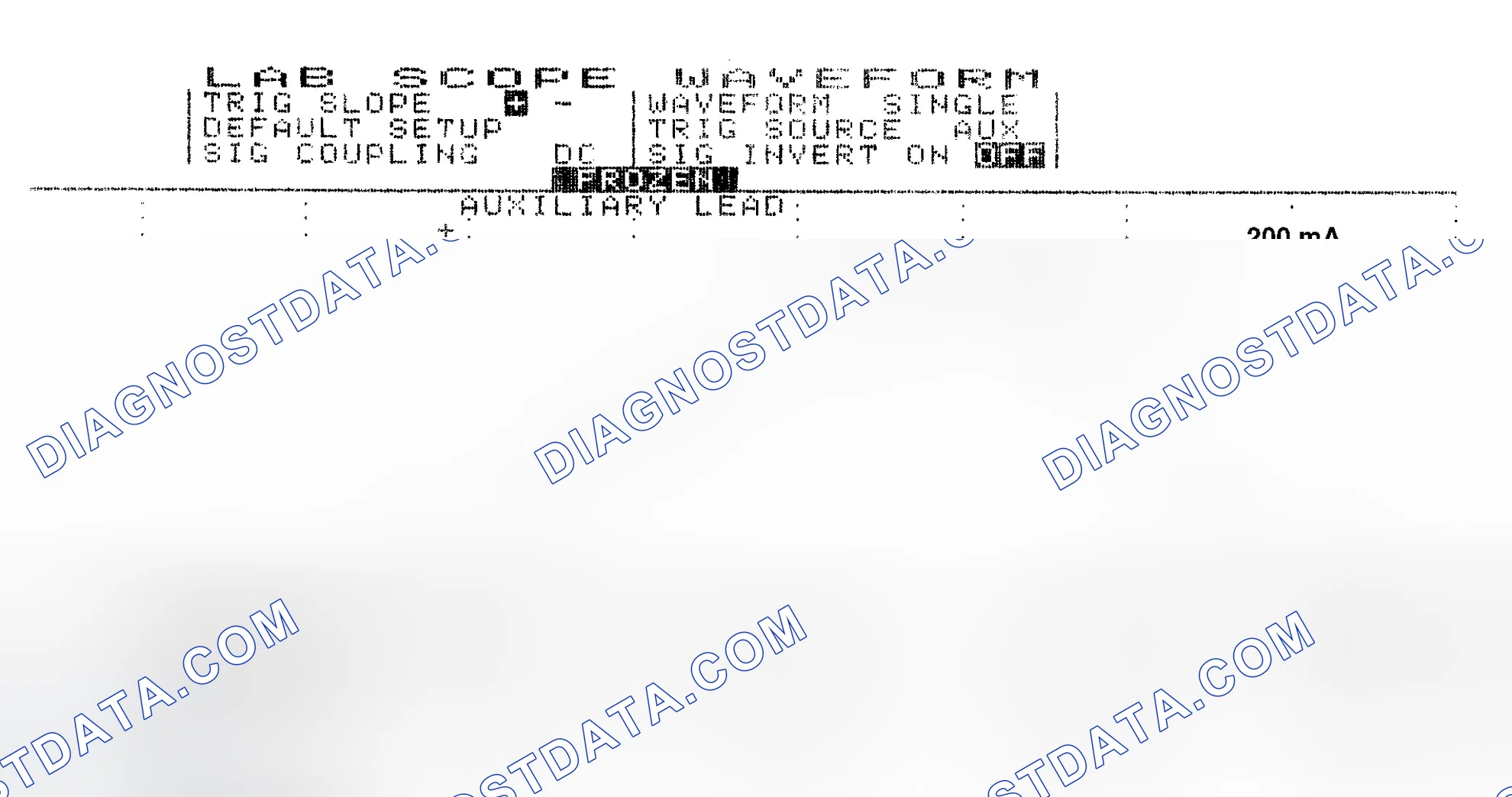 Scheme 13: Single Injector w/Normal Current Flow - Current Pattern