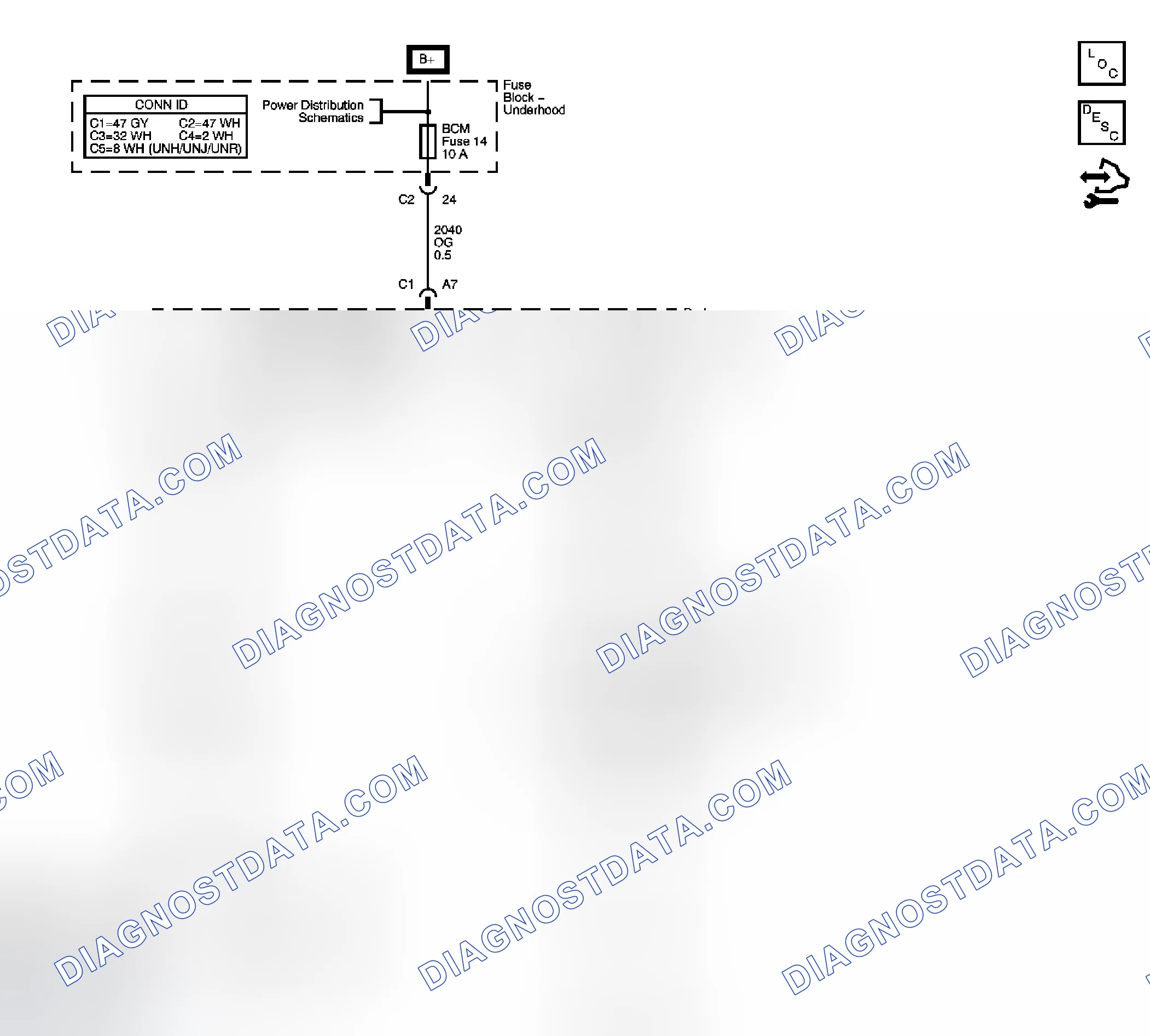 Scheme 105: Shift Lock Control Schematics