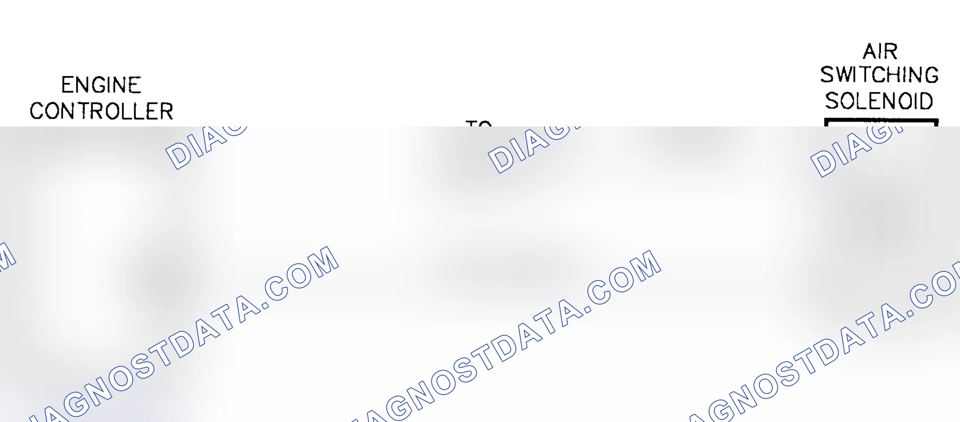 Scheme 411: Schematic Test DR-25A AIR Switching Solenoid Circuit