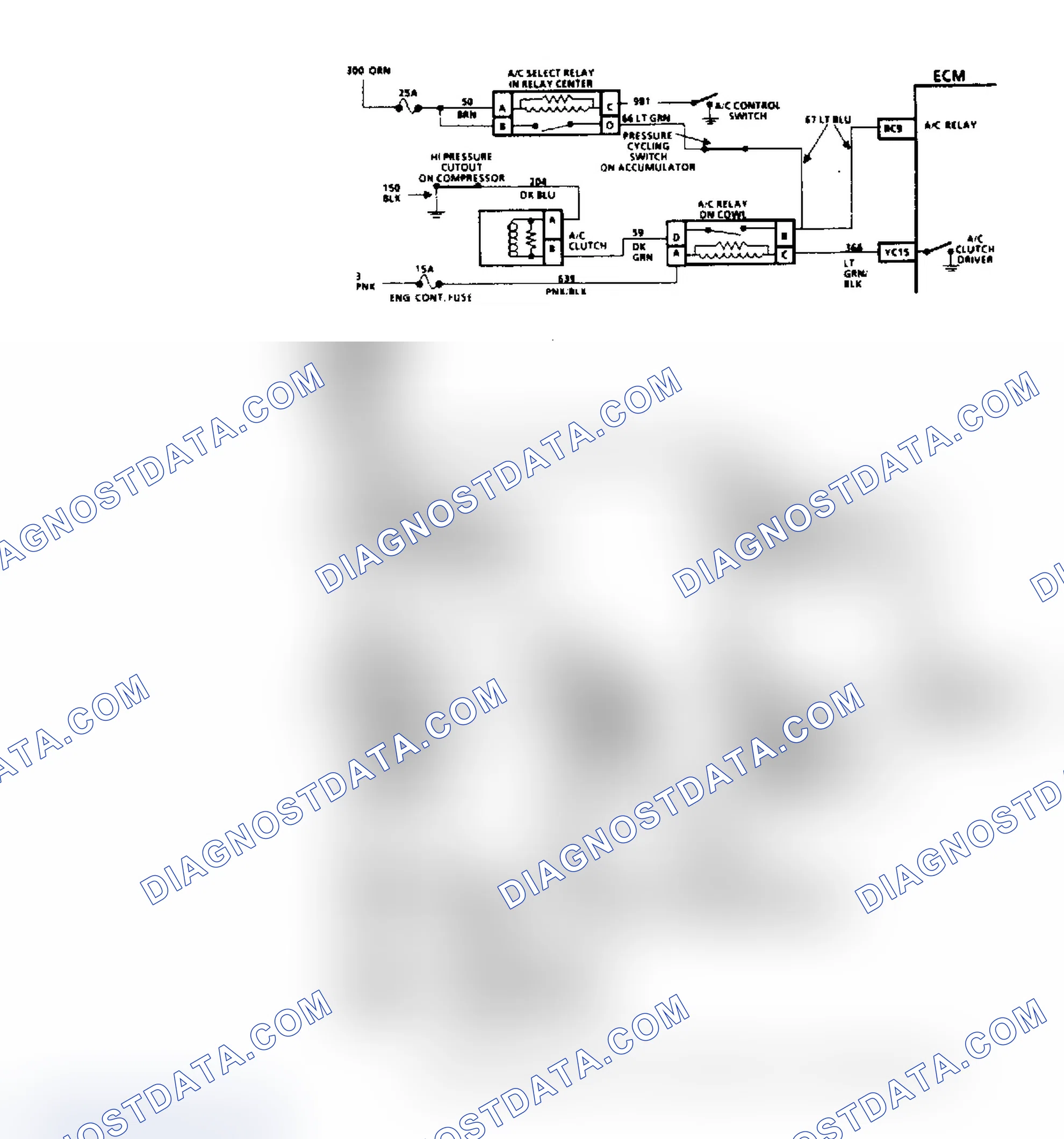 Scheme 538: Chart C10A, (2 Of 2) A/C Clutch Control