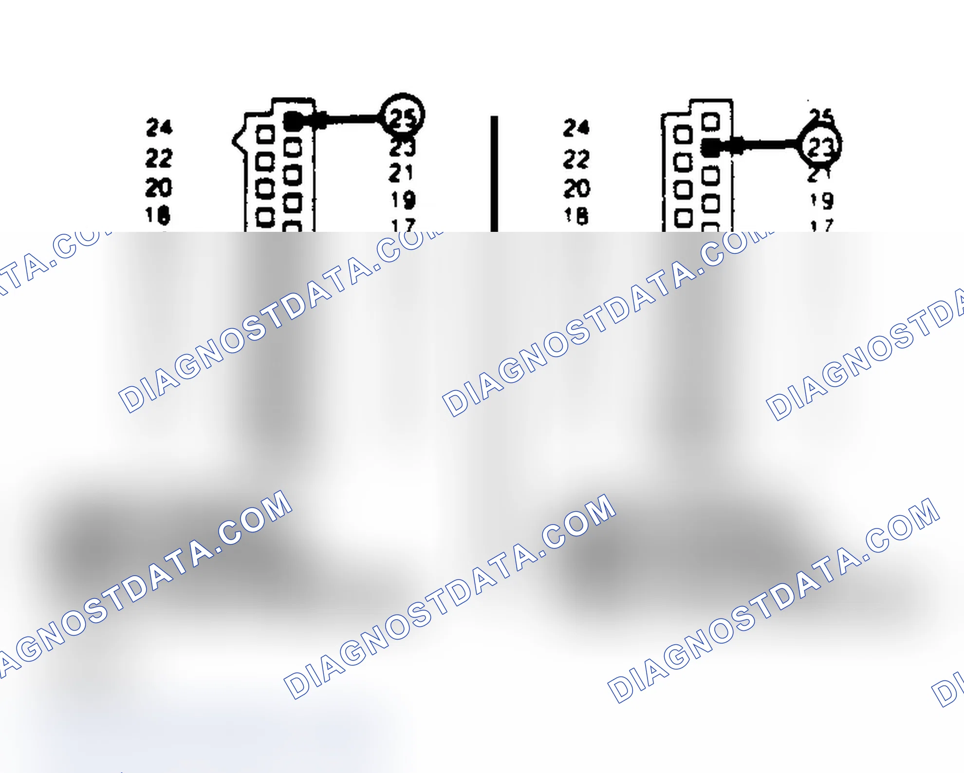 Scheme 136: Logic Module Red & Blue Connectors Viewed From Wire End