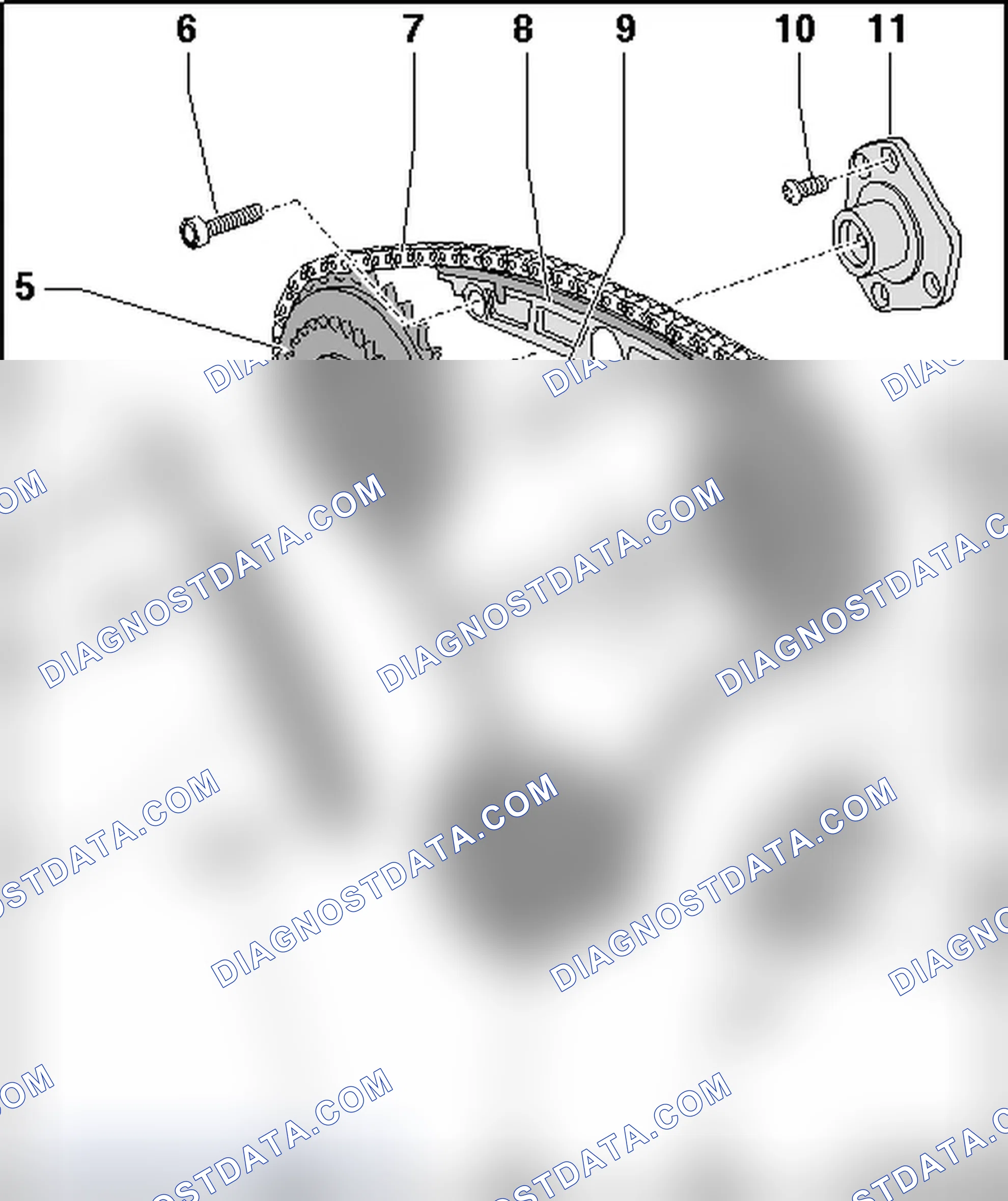 Scheme 174: TIMING MECHANISM DRIVE CHAIN OVERVIEW