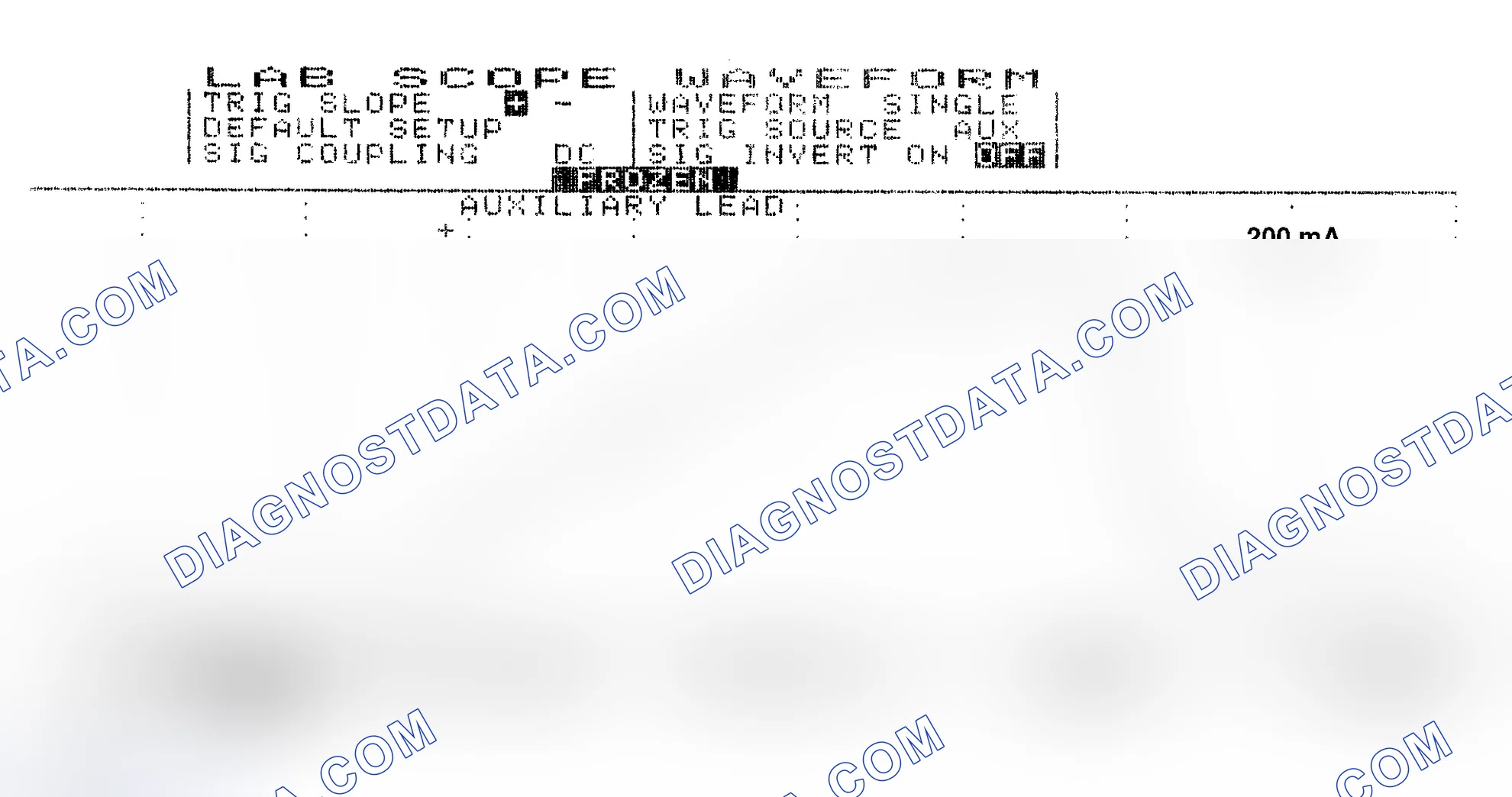 Scheme 13: Single Injector w/Normal Current Flow - Current Pattern