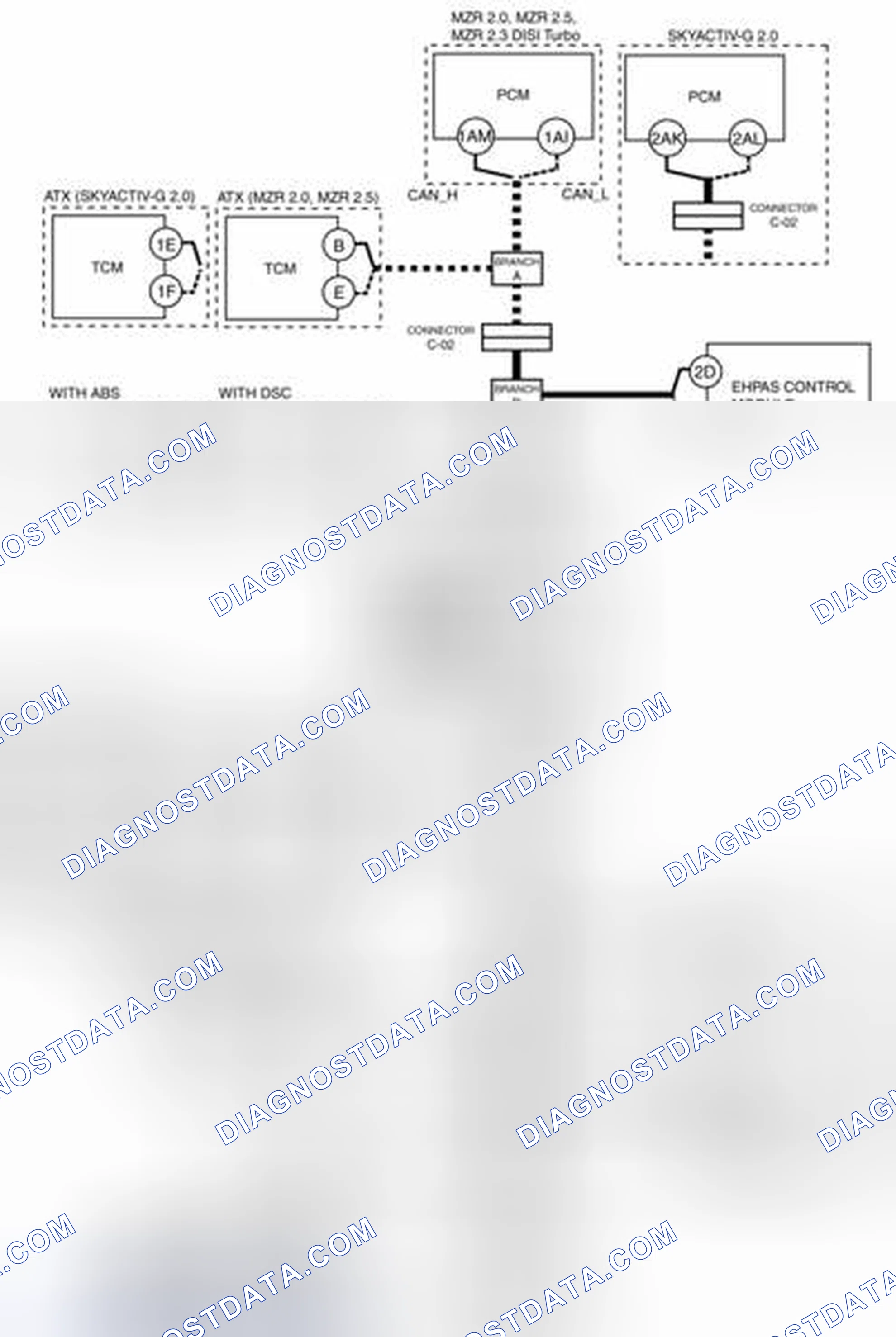 Scheme 76: CAN Driver And BCM (Open Circuit) System Wiring Diagram