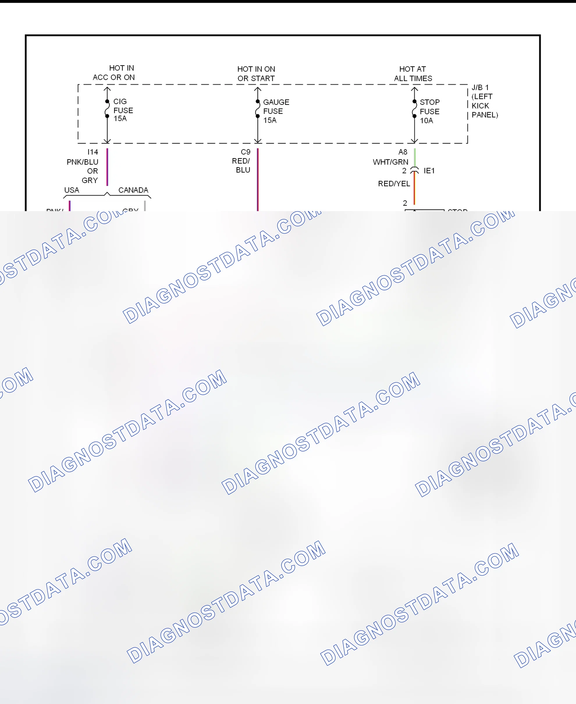 Scheme 16: Shift Interlock System Wiring Diagram (1995 Paseo)