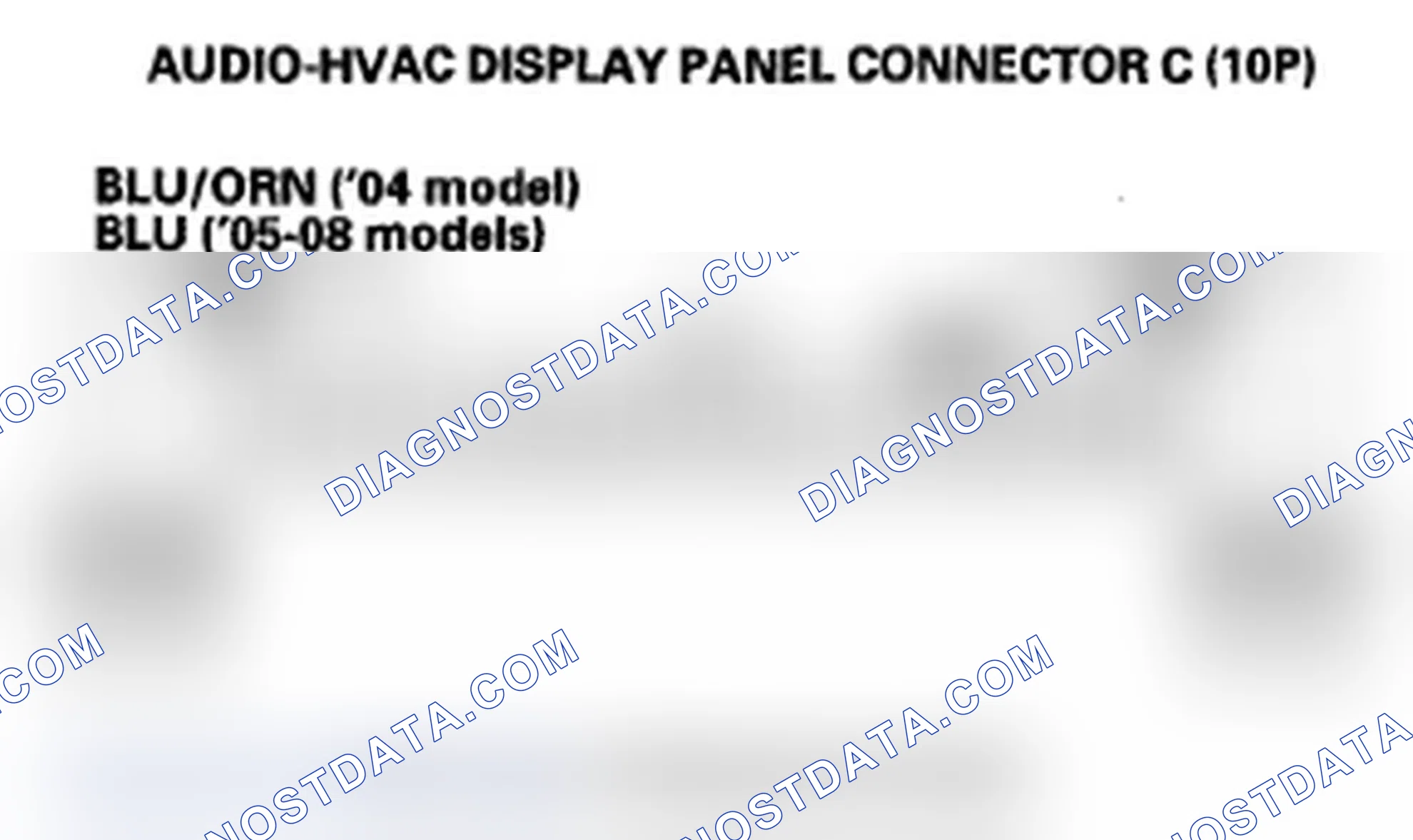 Scheme 72: Audio-HVAC subdisplay unit does not display