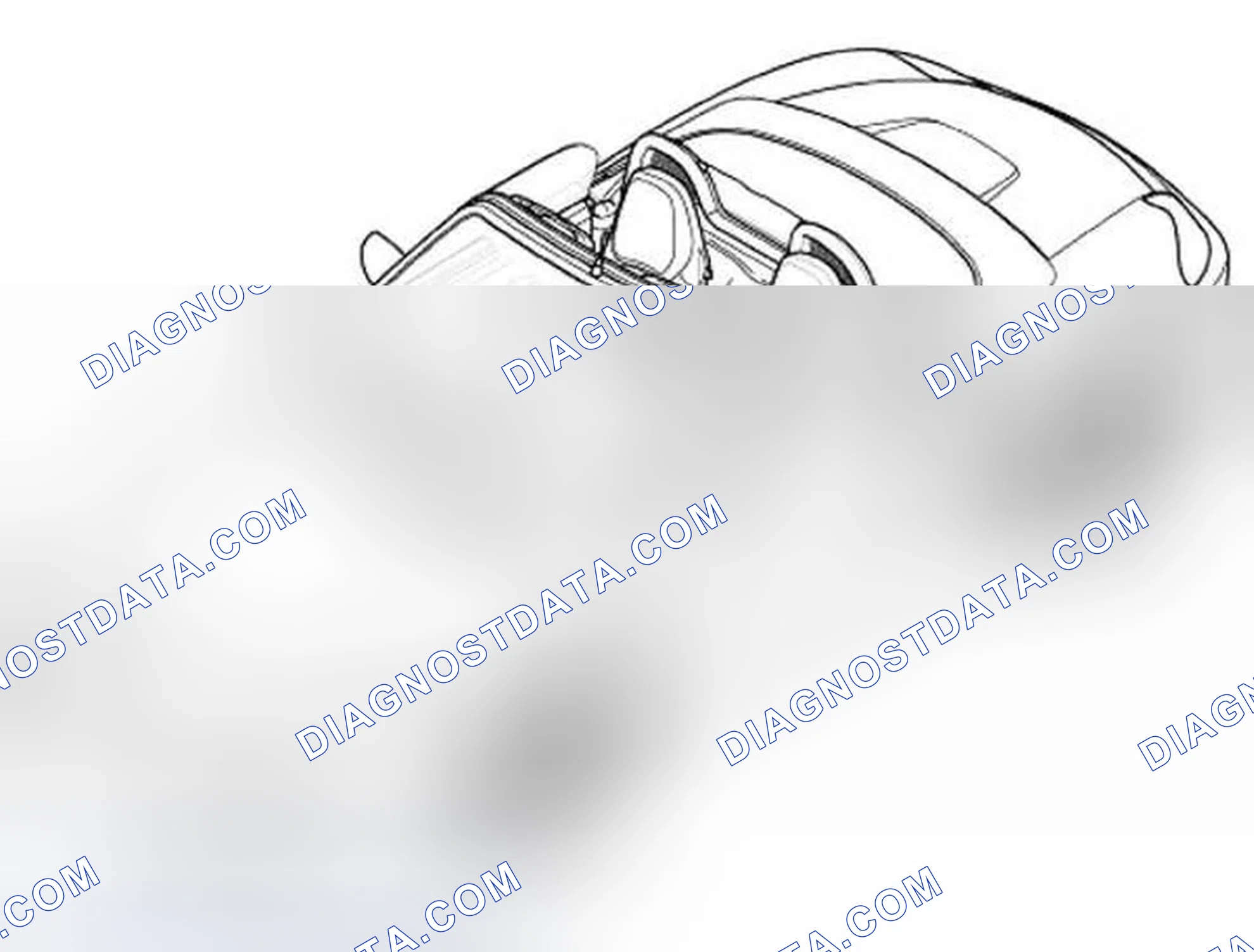 Scheme 22: Removing and installing the interior rearview mirror