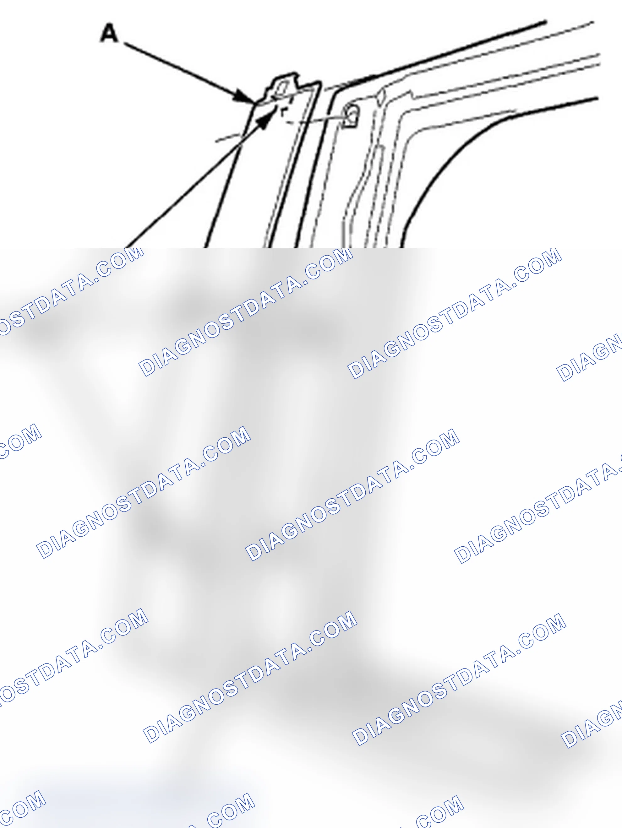 Scheme 137: Rear Door Sash Outer Trim Replacement