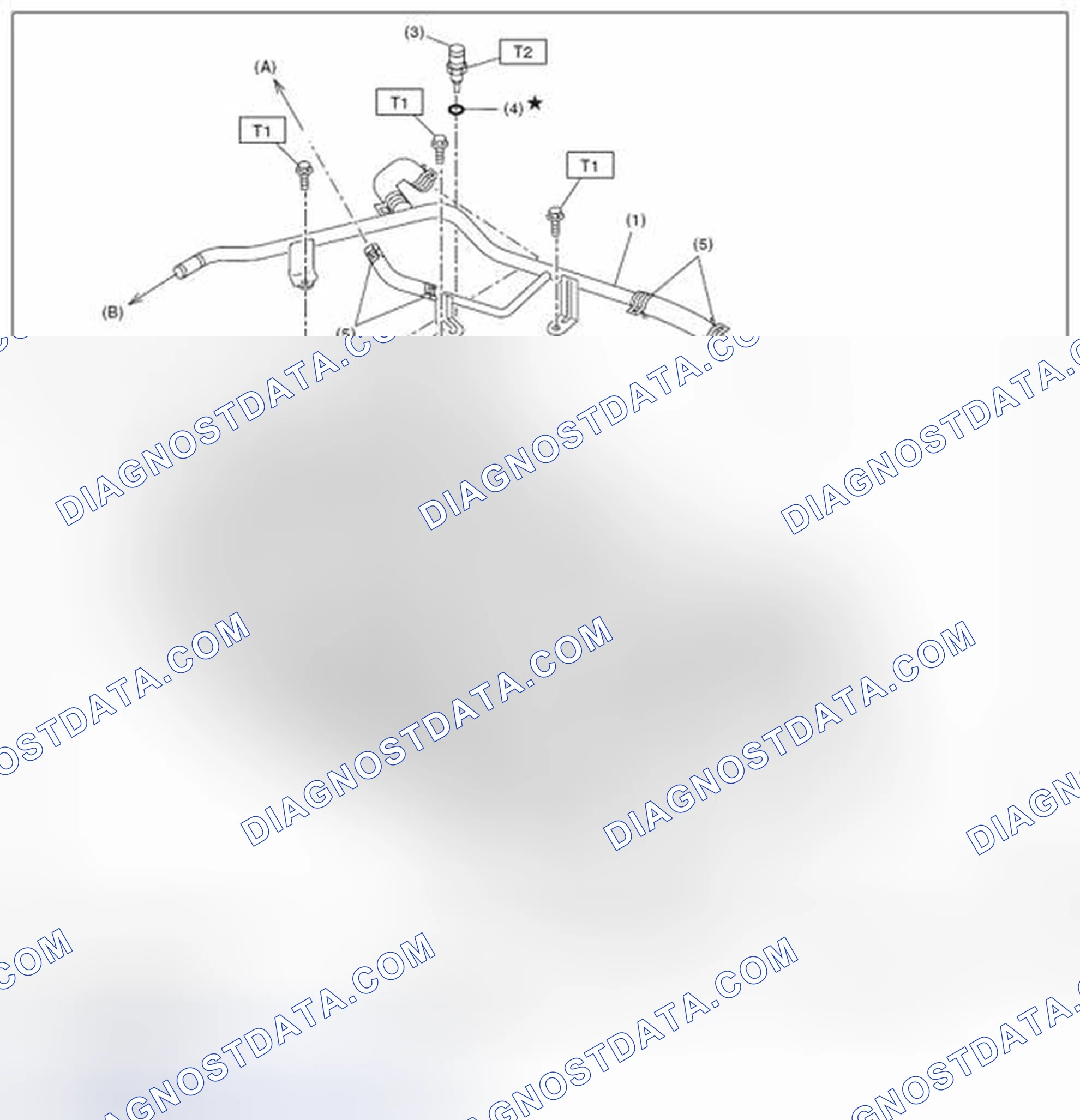 Scheme 41: ENGINE COOLANT TEMPERATURE SENSOR AND HEATER HOSE