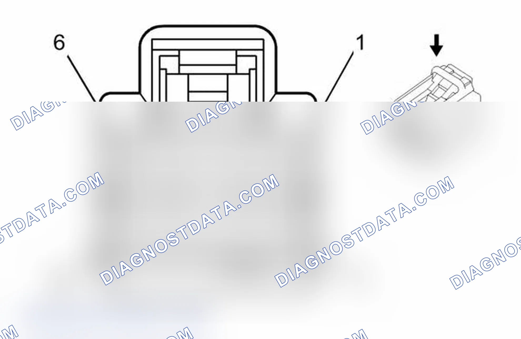 Scheme 418: S52 Outside Rearview Mirror Switch