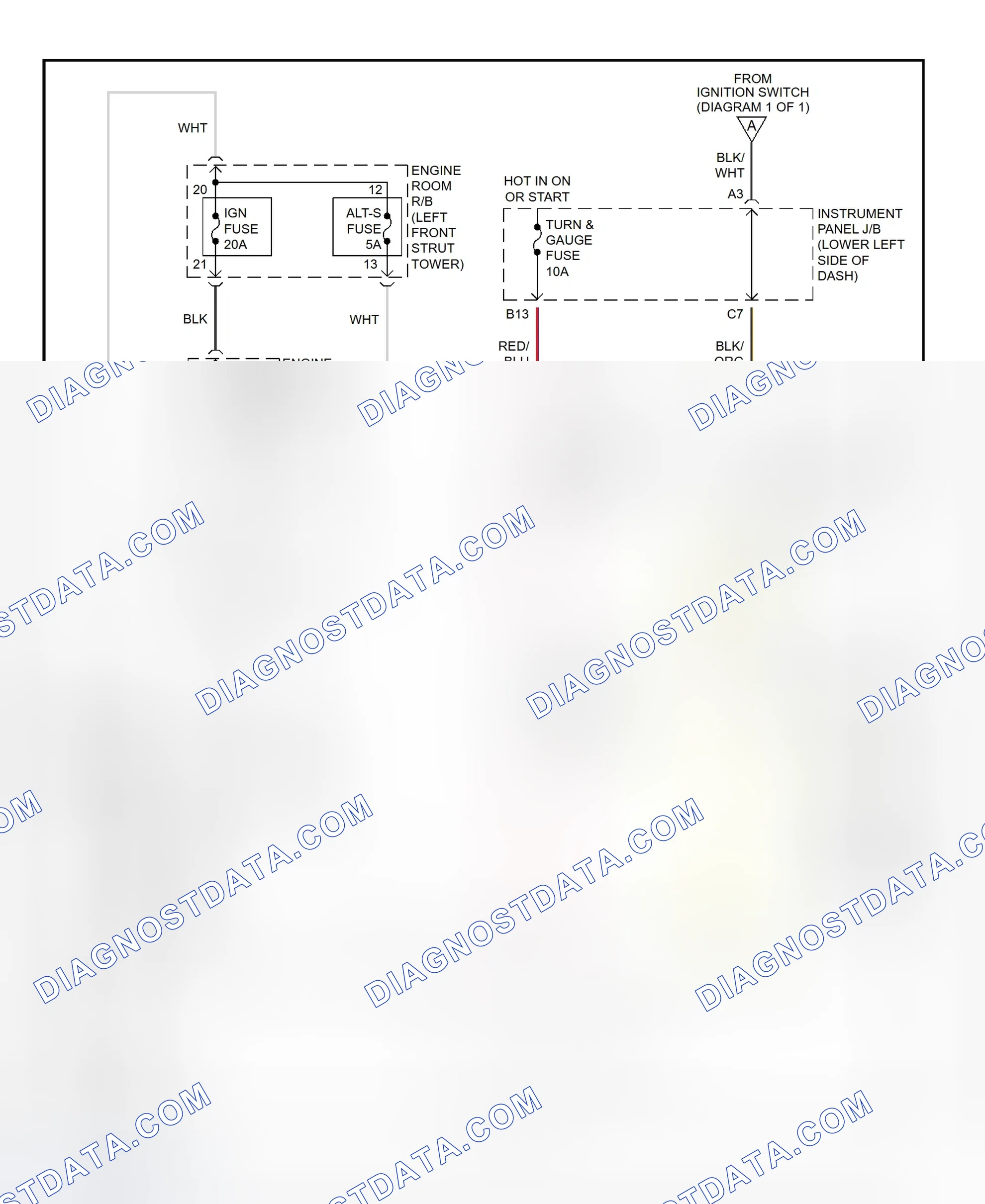 Scheme 7: Charging System Wiring Diagram (RAV4)