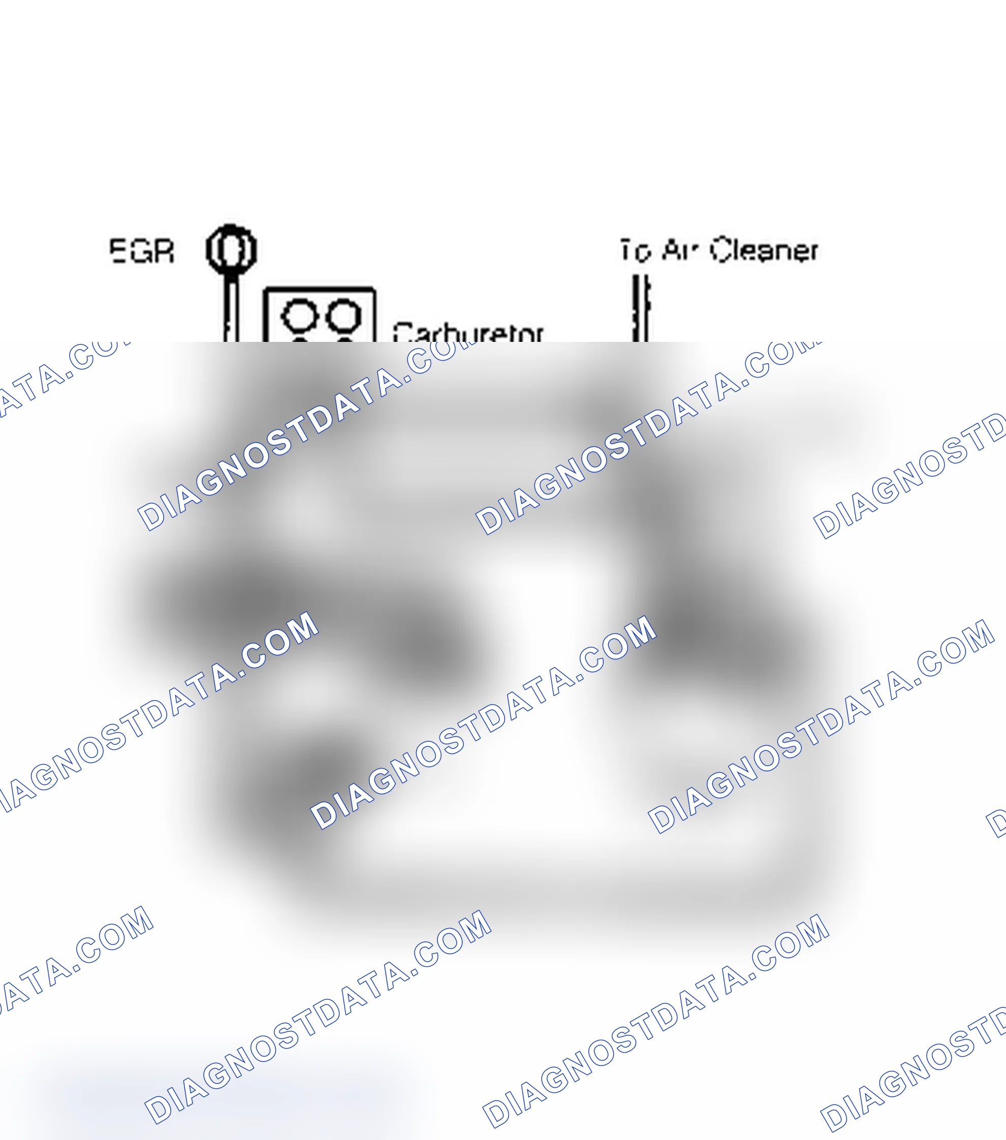 Scheme 72: Vacuum Hose Routing for Single-Canister Evaporative Control System Canister must be lowest point in system.