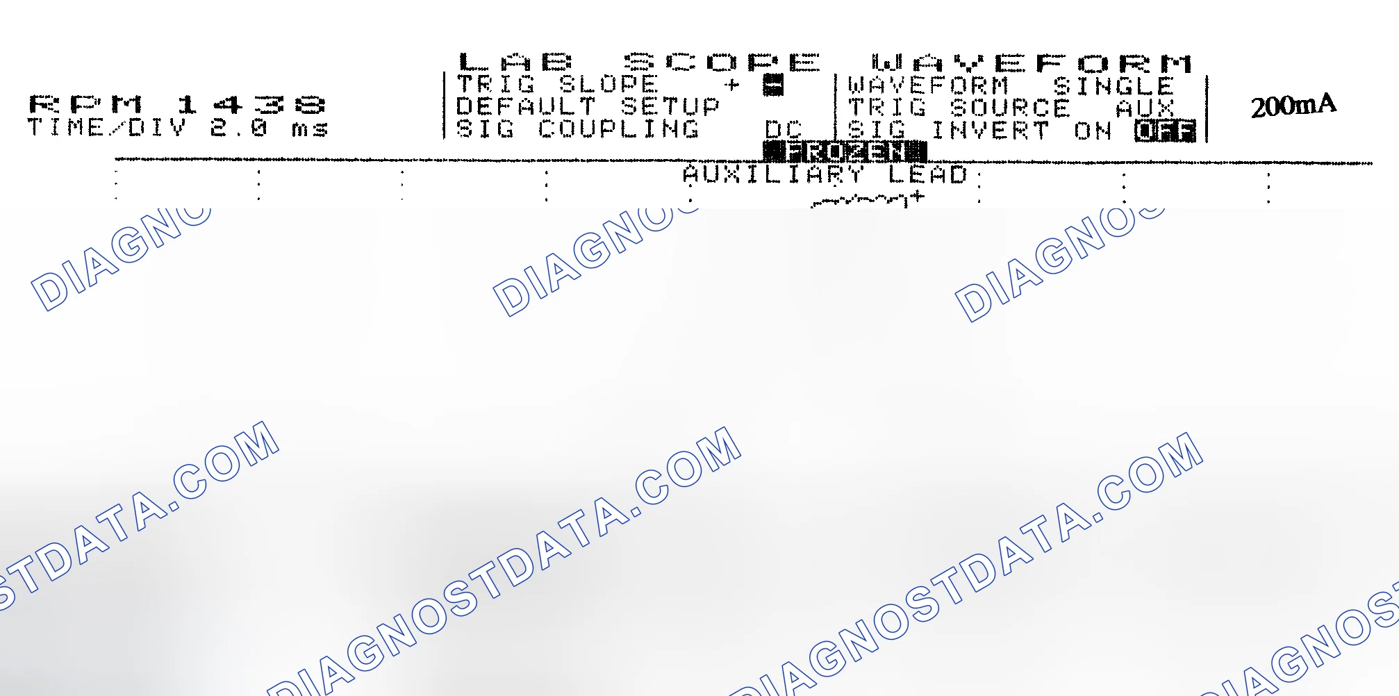 Scheme 15: Single Injector w/Normal Current Flow - Current Pattern