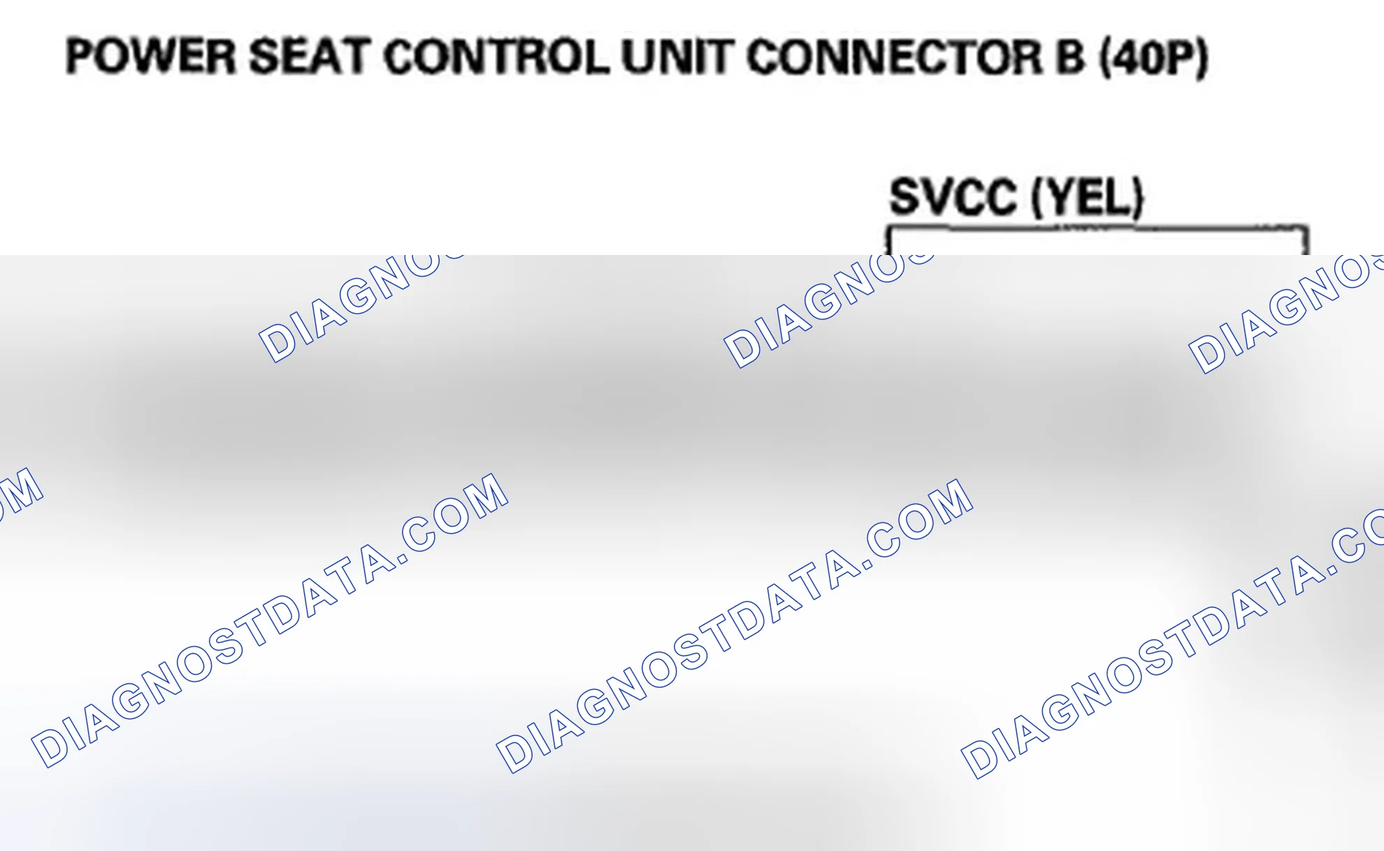 Scheme 73: DTC B1836: Power Seat Position Sensor Circuit Short