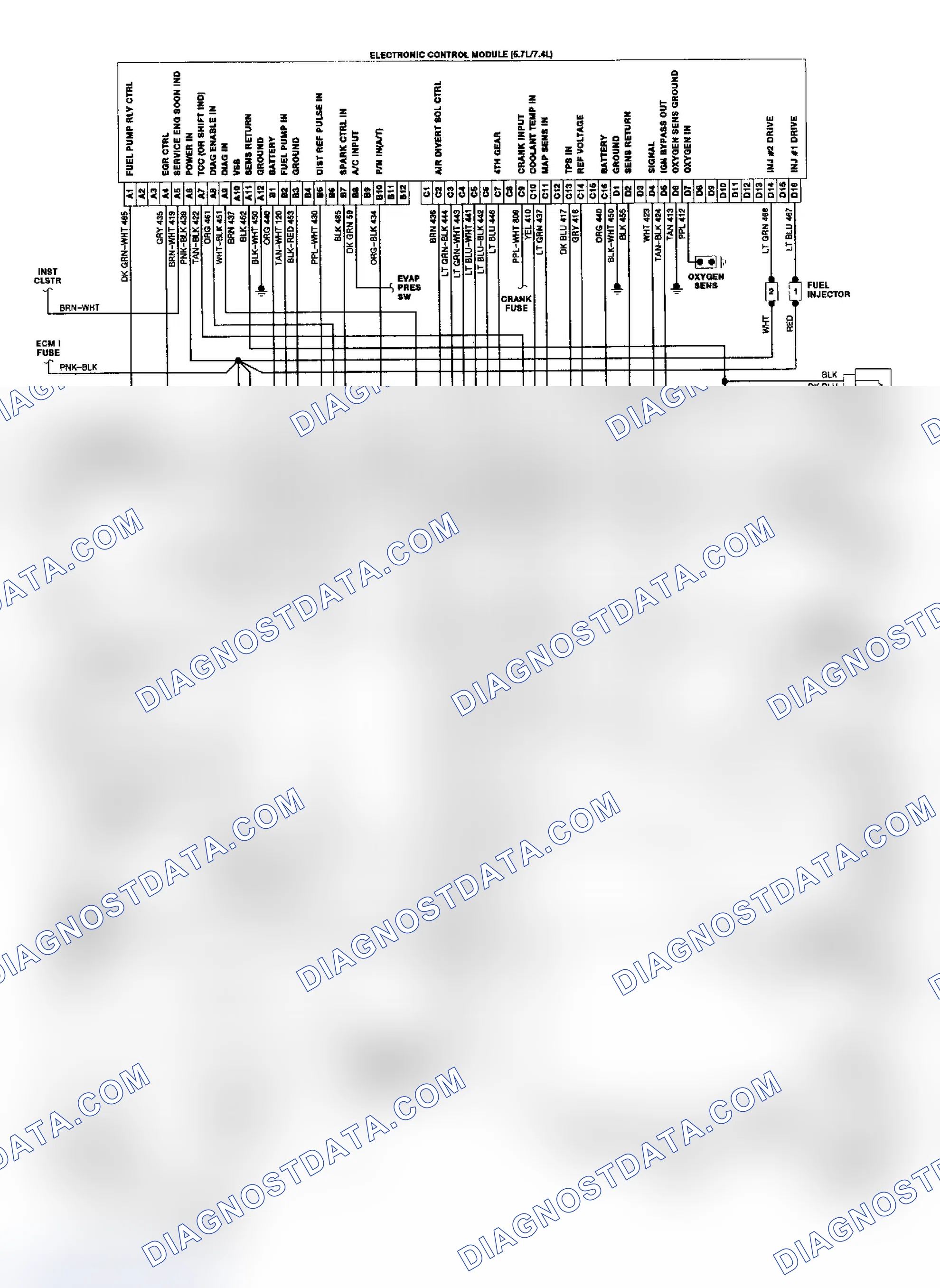 Scheme 20: "R" & "V" Series TBI/CCC Wiring Diagram