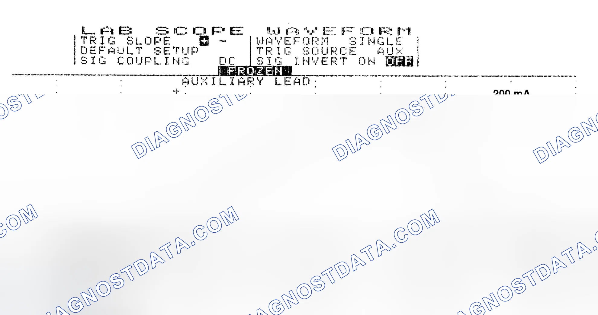 Scheme 13: Single Injector w/Normal Current Flow - Current Pattern