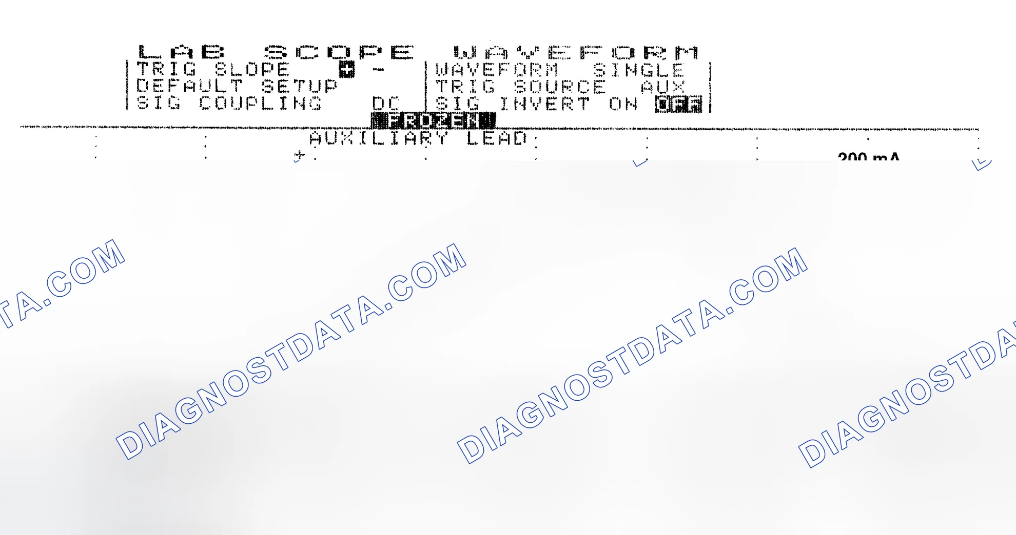 Scheme 13: Single Injector w/Normal Current Flow - Current Pattern