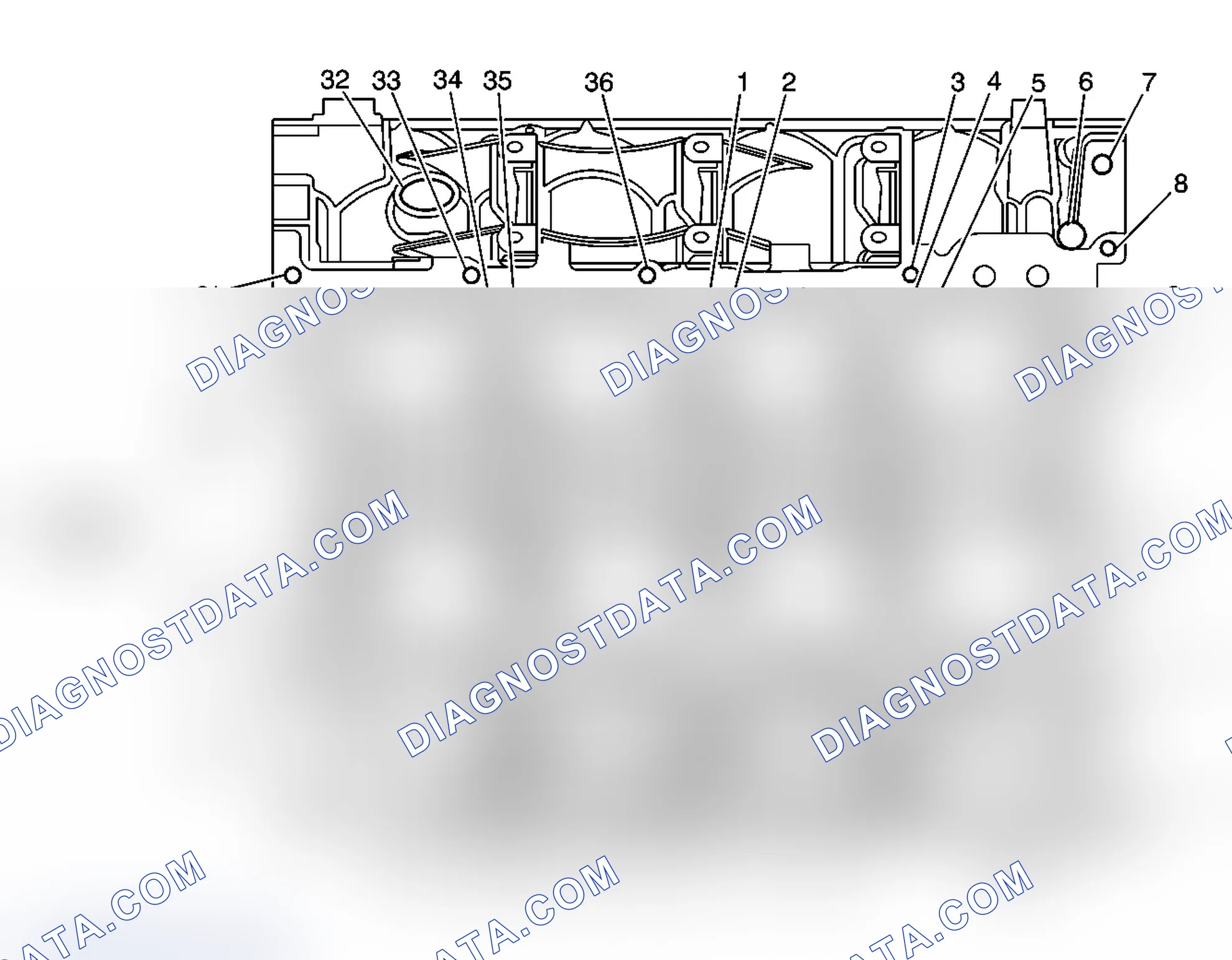 Scheme 40: Engine Block - Bottom View