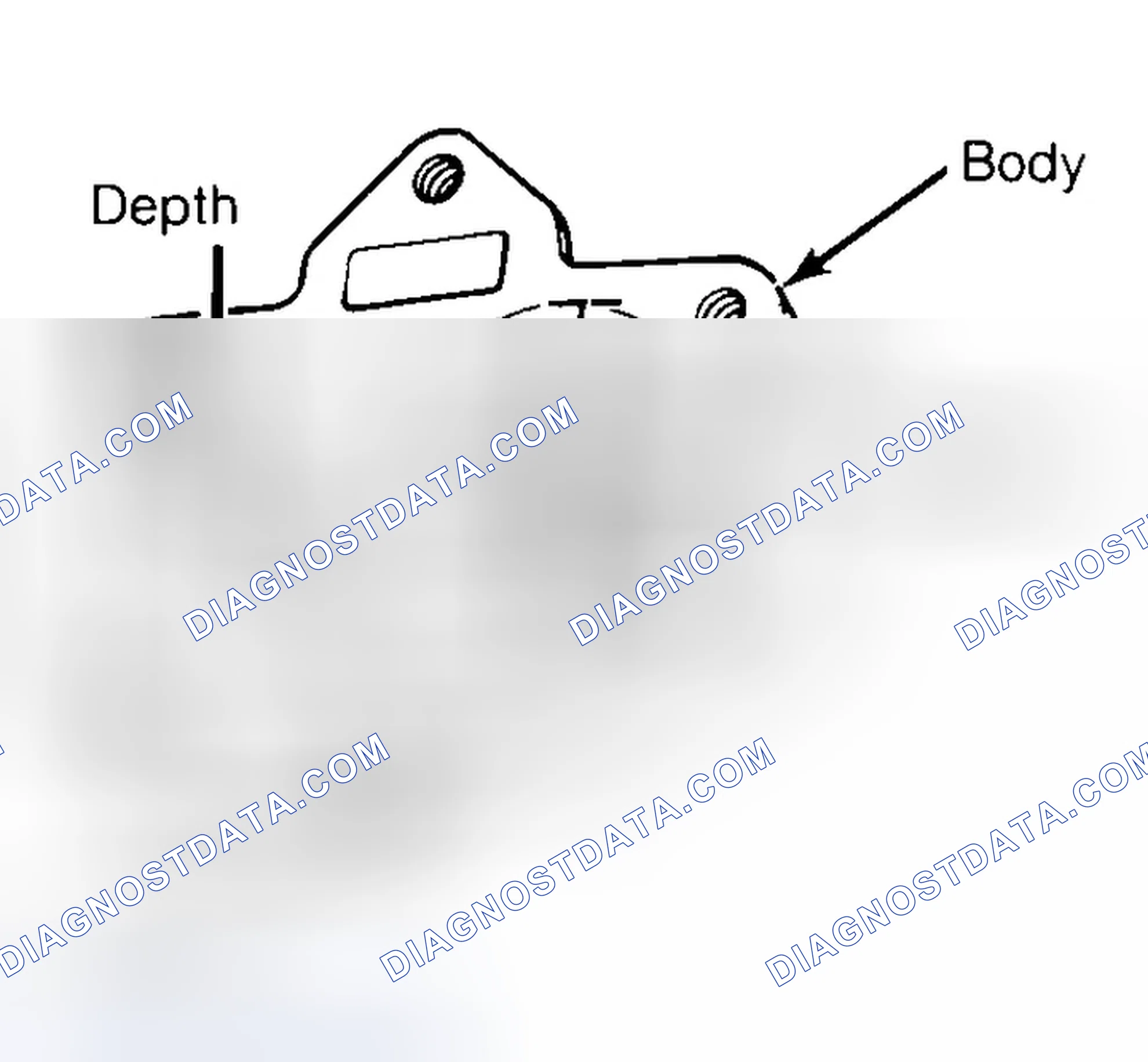 Scheme 35: Measuring Oil Pump Gear Cavity