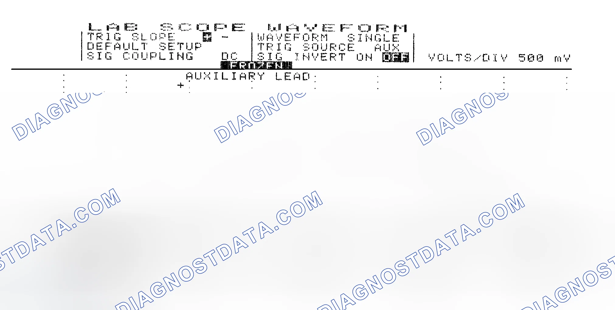 Scheme 14: Single Injector w/Excessive Current Flow - Current Pattern