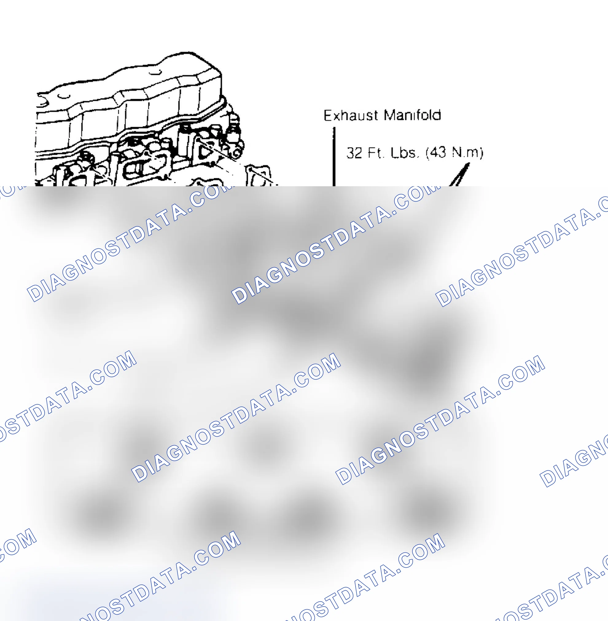 Scheme 2: Exhaust Manifold Torque Specifications & Sequence