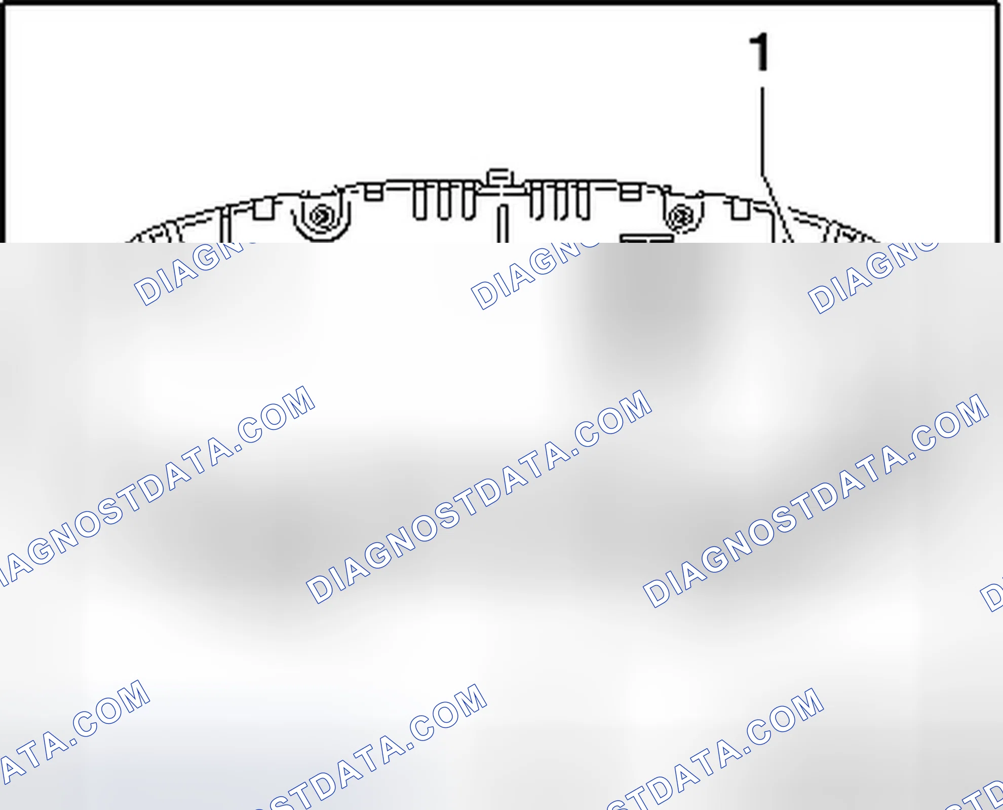 Scheme 1: REAR SIDE OF INSTRUMENT CLUSTER, DESCRIPTION