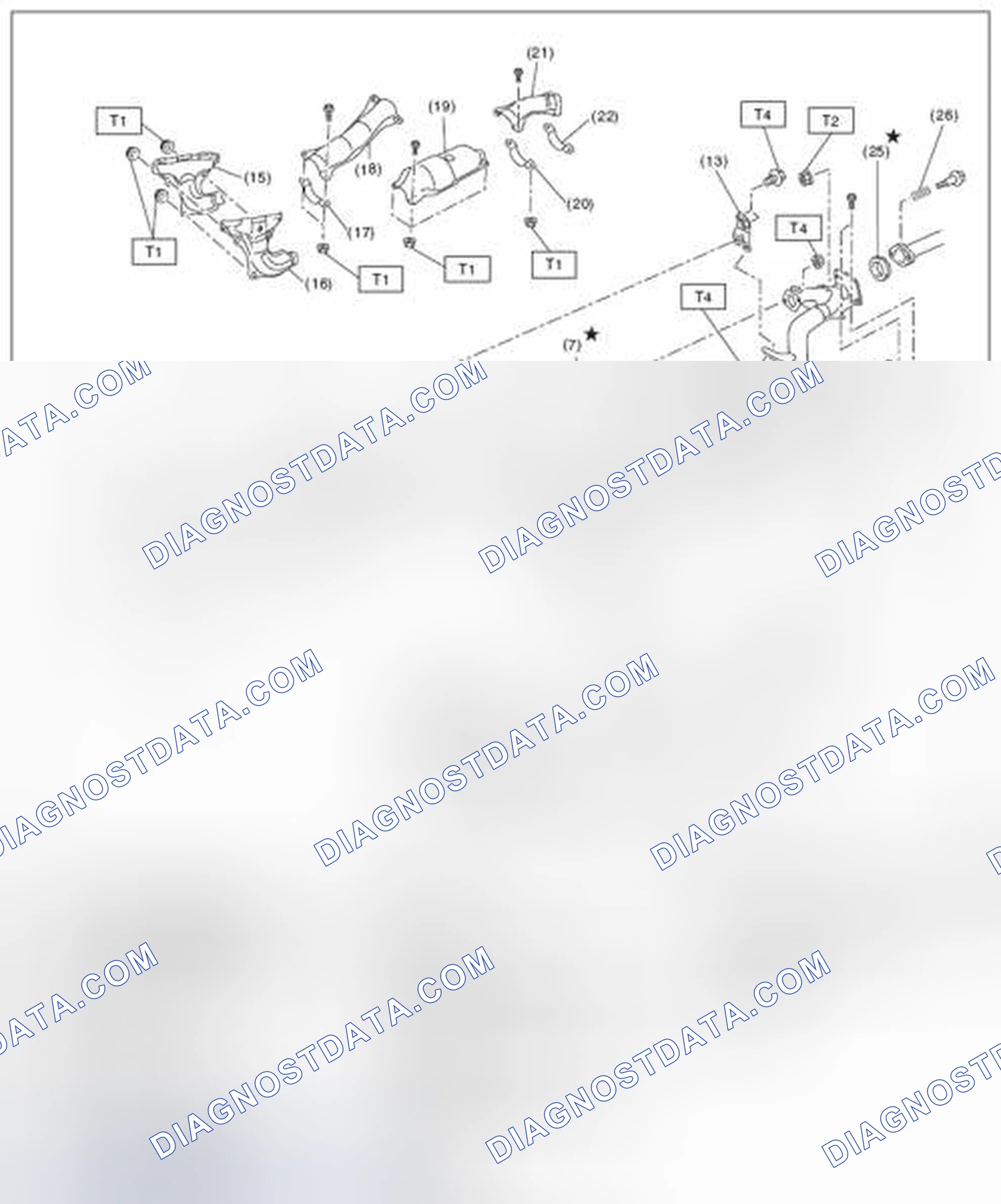 Scheme 17: FRONT EXHAUST PIPE