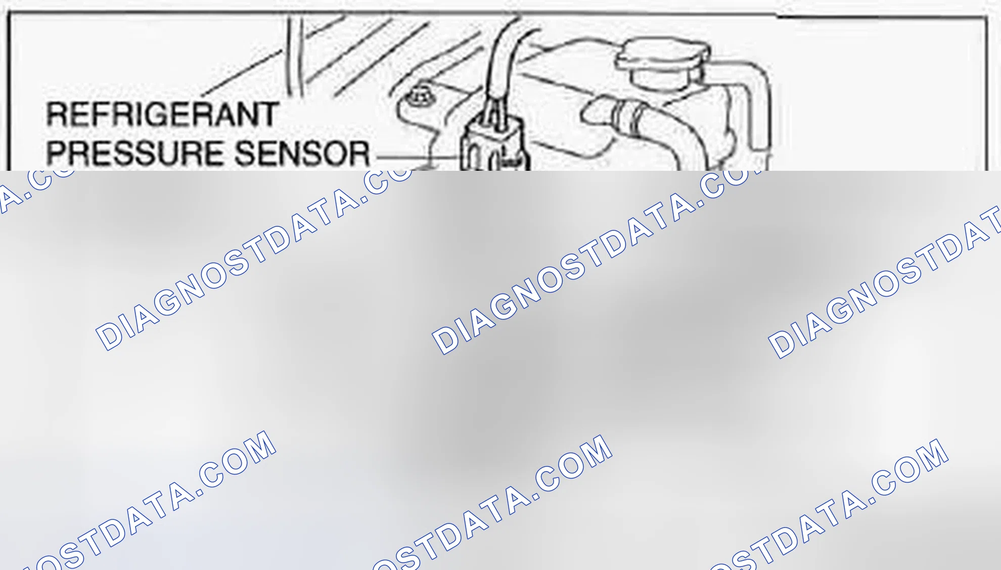 Scheme 57: REFRIGERANT PRESSURE SENSOR REMOVAL/INSTALLATION