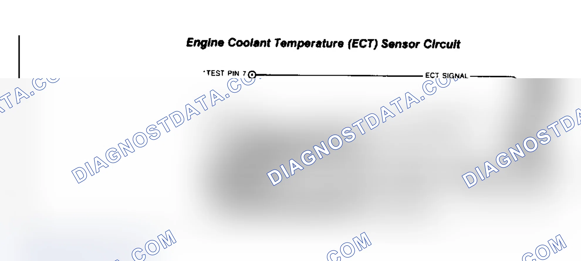 Scheme 13: Engine Coolant Temperature (ECT) Sensor Circuit