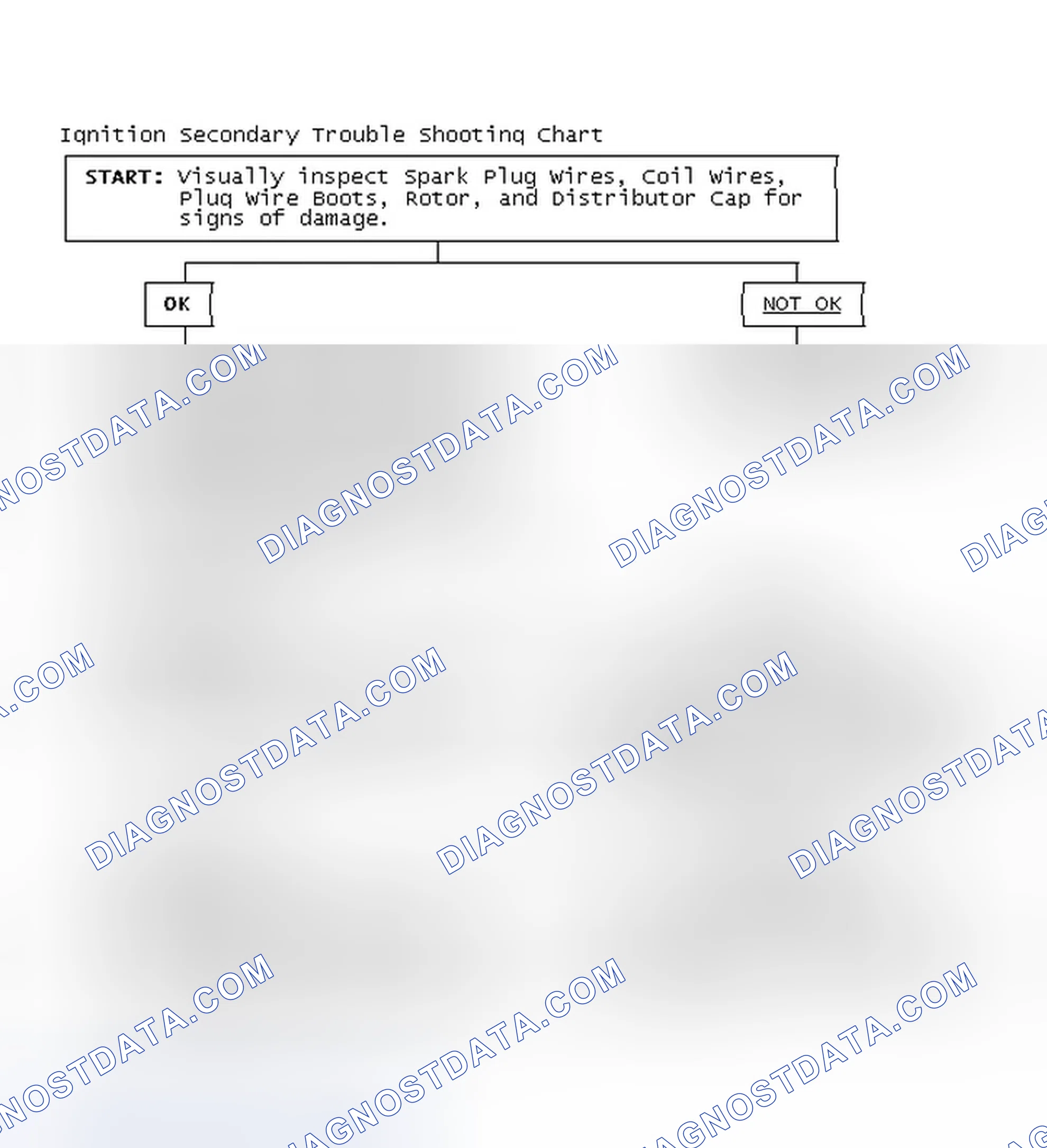 Scheme 1: Ignition Secondary Trouble Shooting Chart