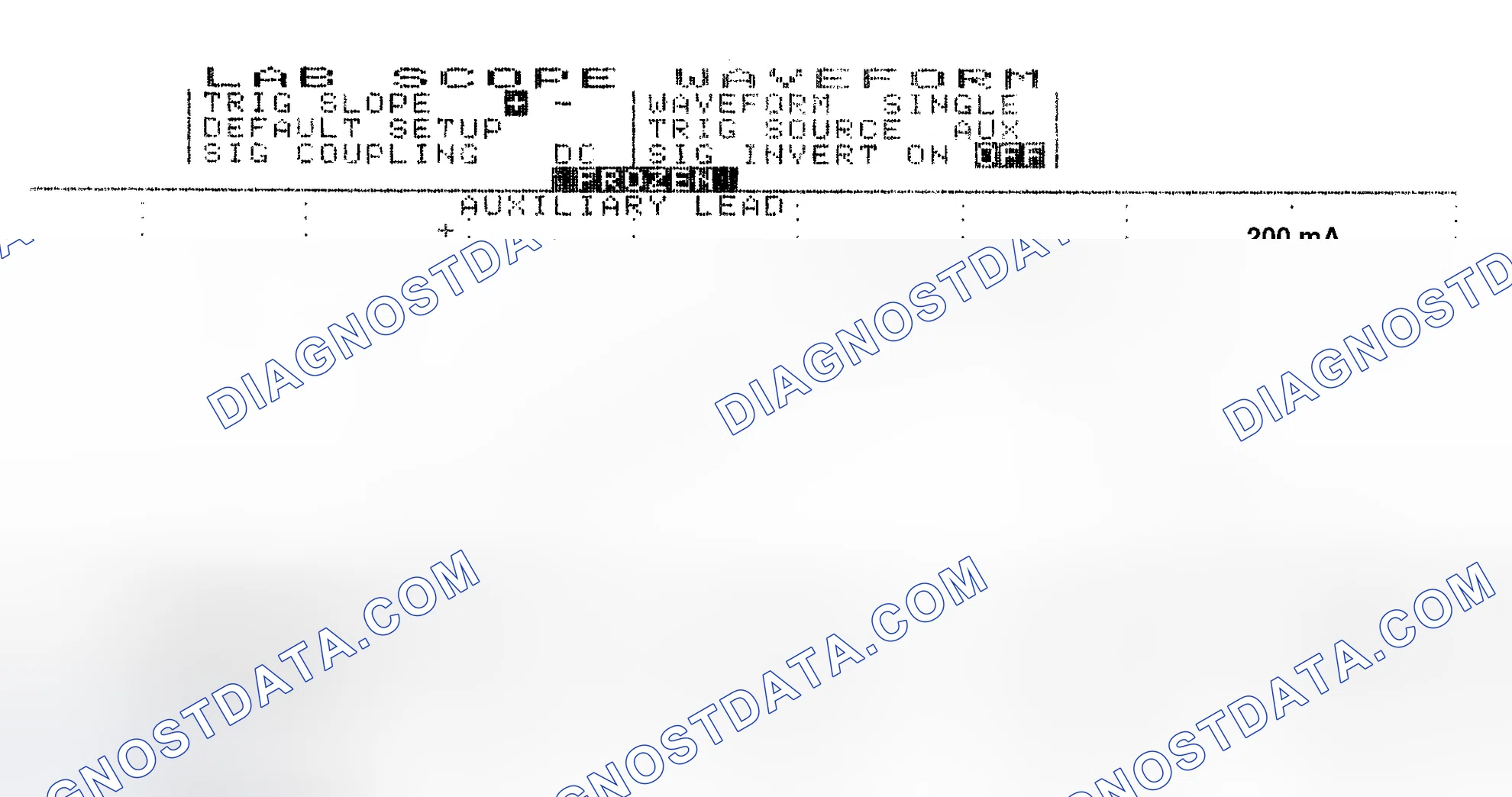 Scheme 13: Single Injector w/Normal Current Flow - Current Pattern