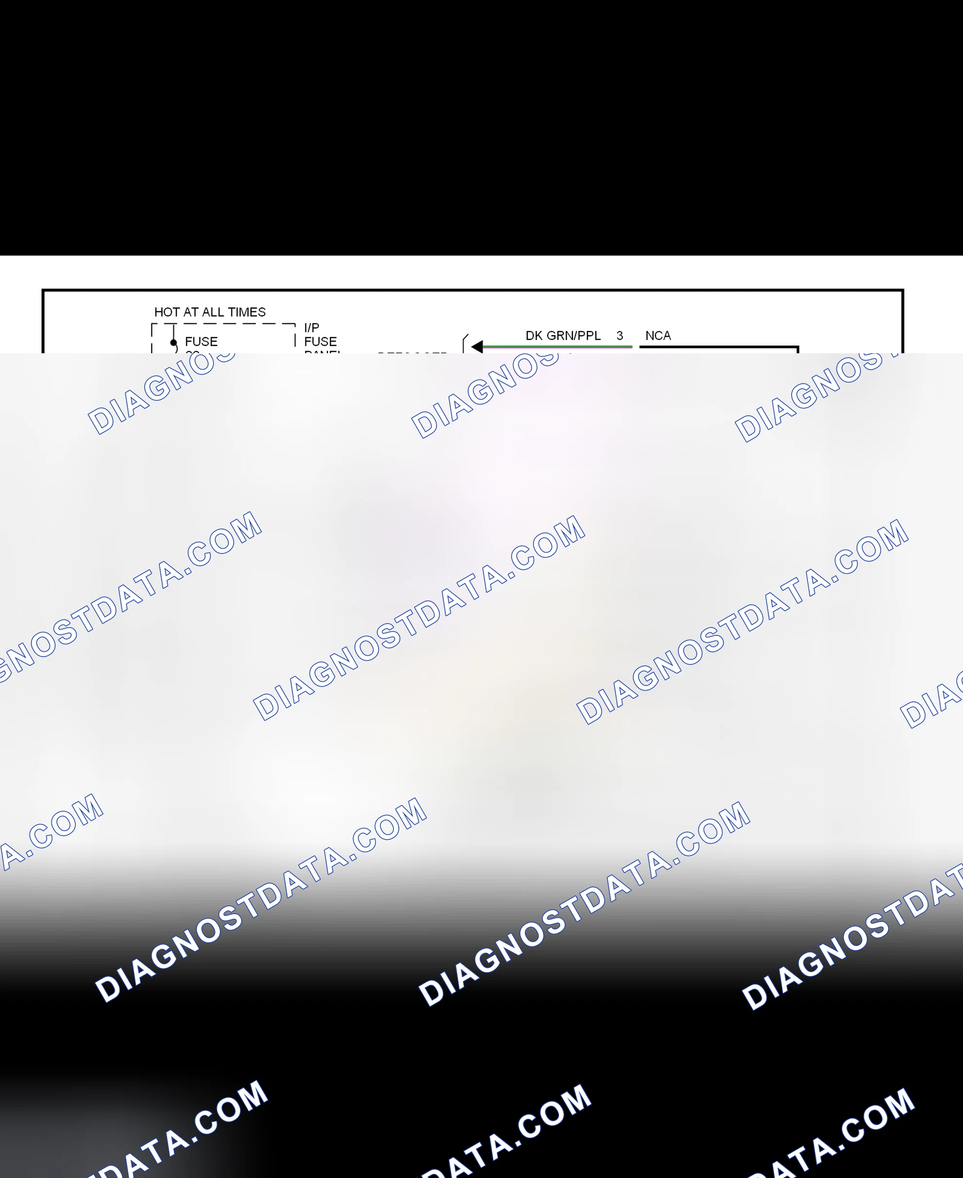 Fig. 2: Power Mirror System Wiring Diagram