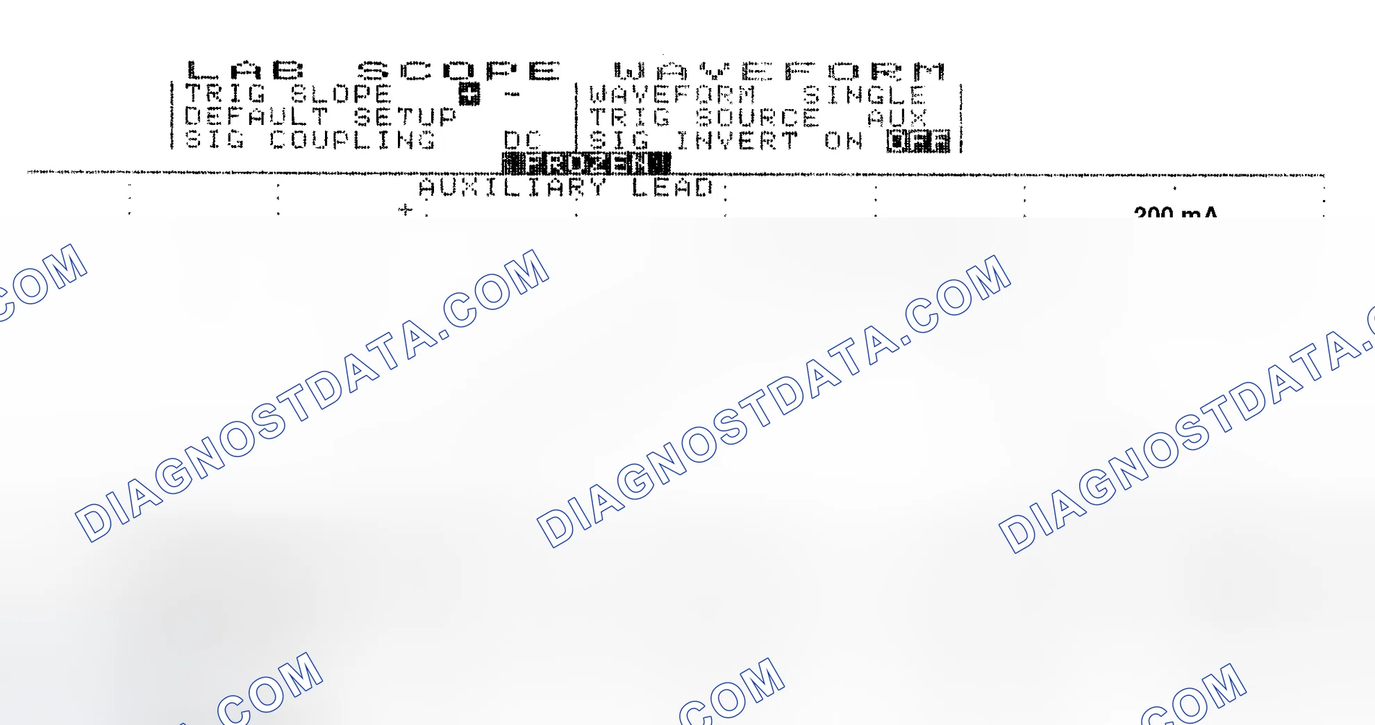 Scheme 13: Single Injector w/Normal Current Flow - Current Pattern