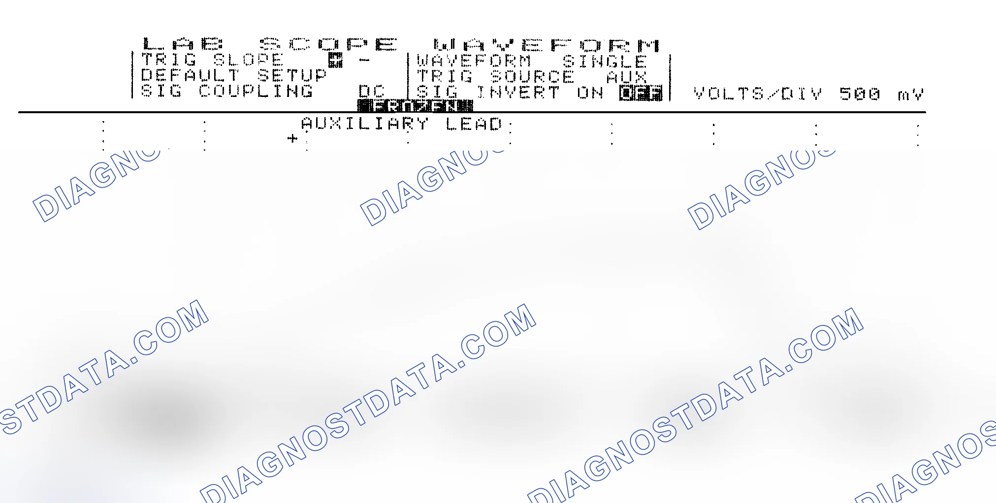 Scheme 14: Single Injector w/Excessive Current Flow - Current Pattern