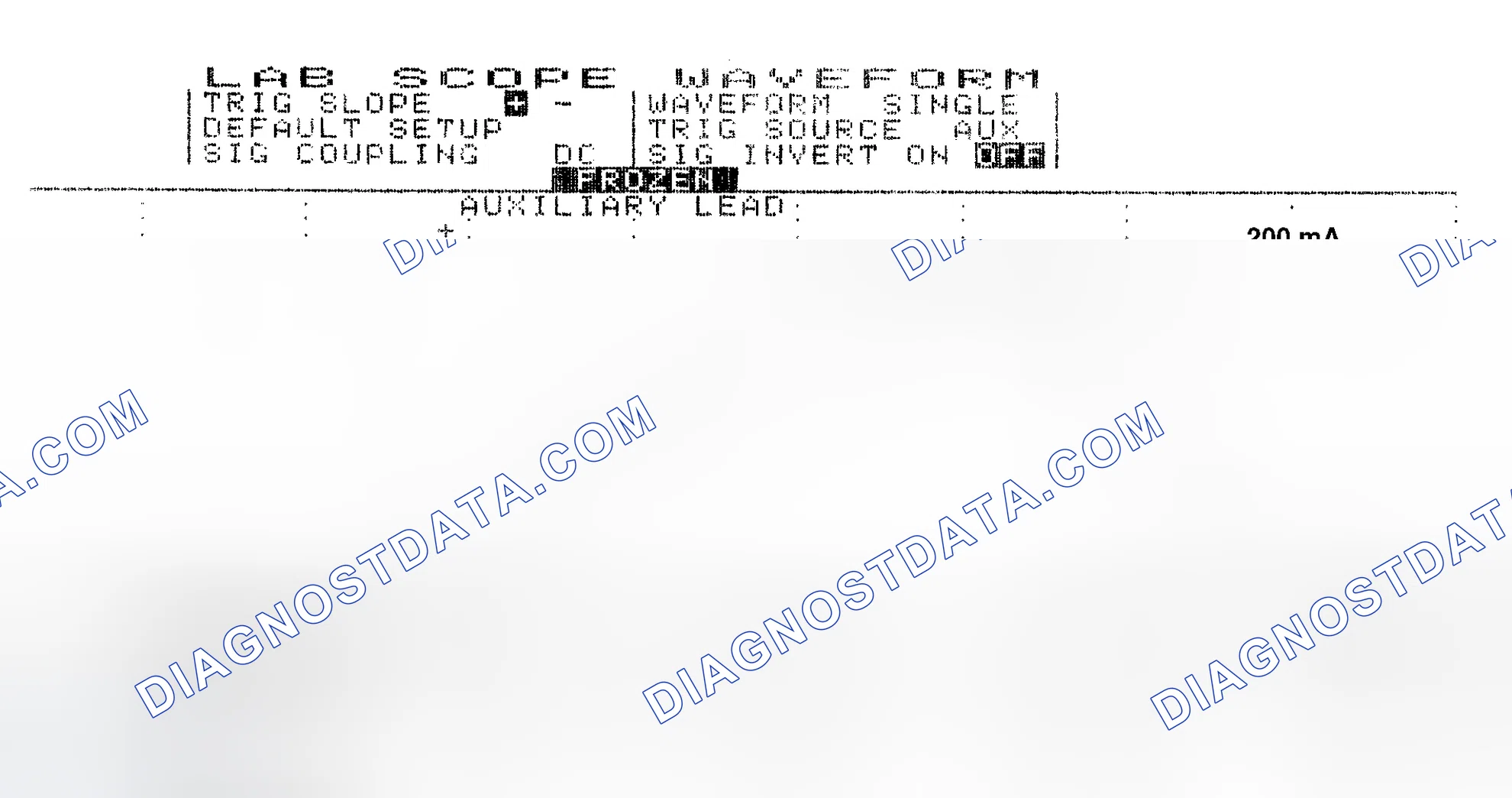 Scheme 13: Single Injector w/Normal Current Flow - Current Pattern