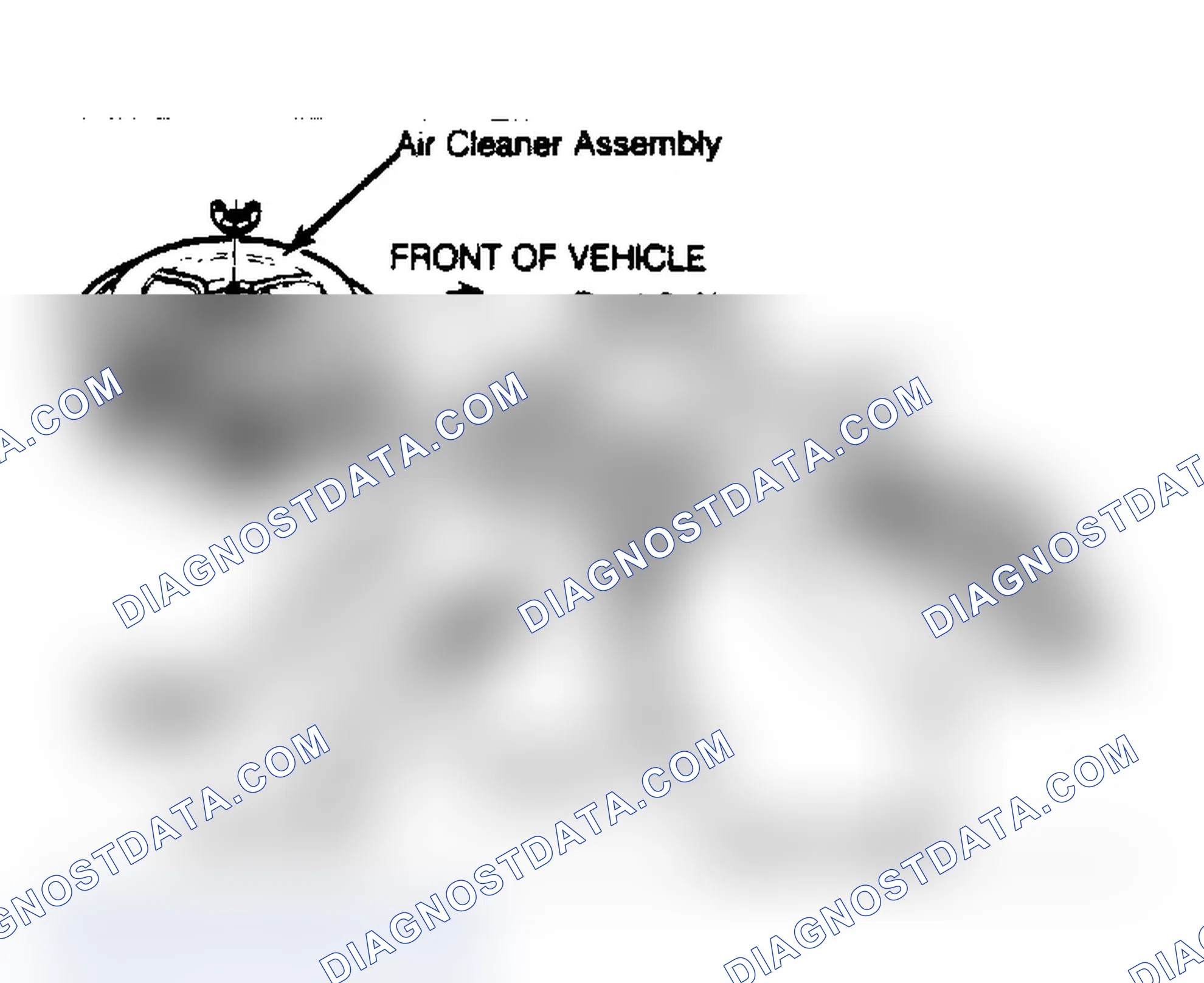 Scheme 49: Exploded View of Thermostatic Air Cleaner Assembly