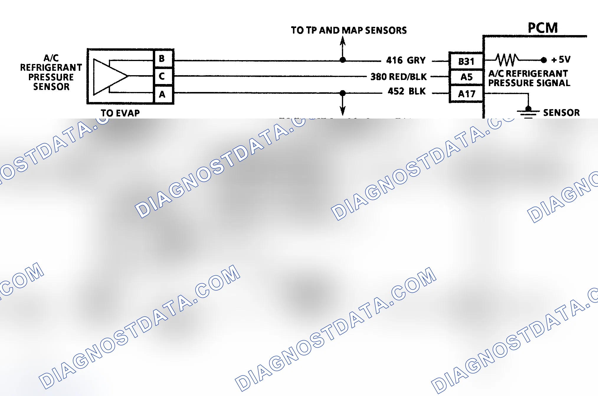 Scheme 90: Code 66 Schematic (3.1L) Low A/C Charge