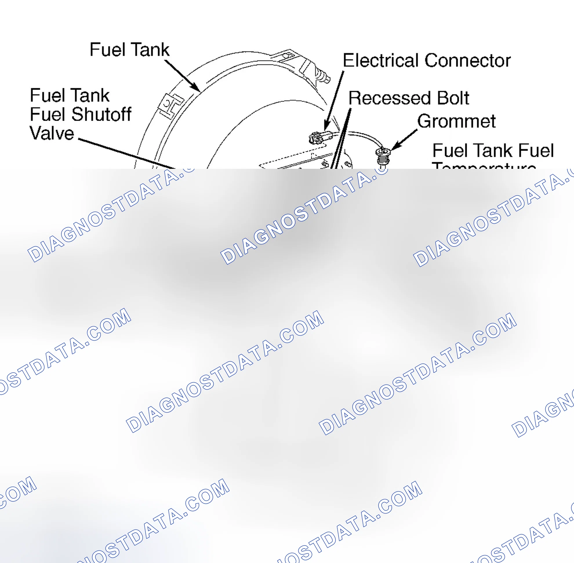 Scheme 46: Fuel Tank Fuel Temperature Sensor (Camry 2.2L 4-Cyl. CNG Models)