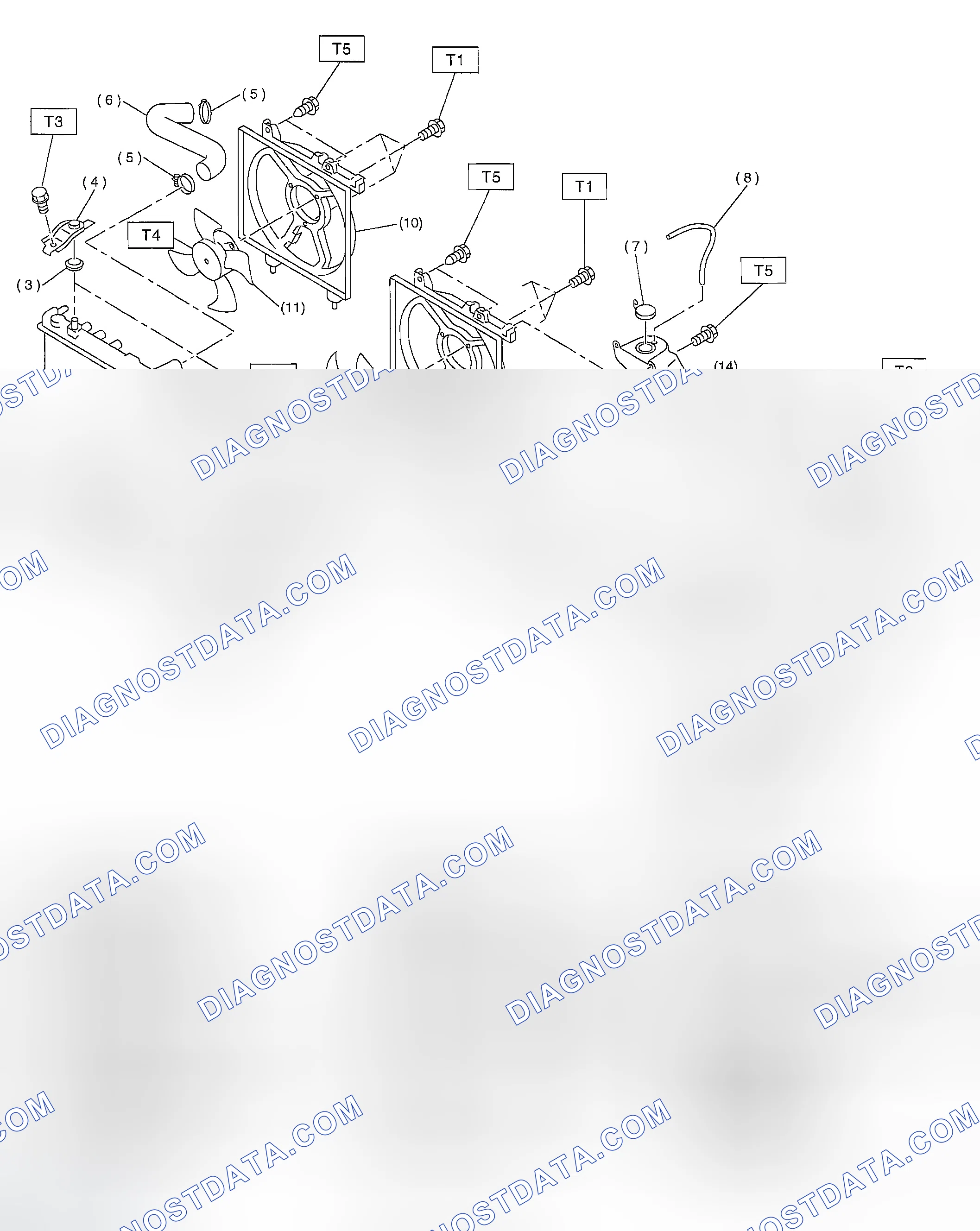 Scheme 3: RADIATOR AND RADIATOR FAN