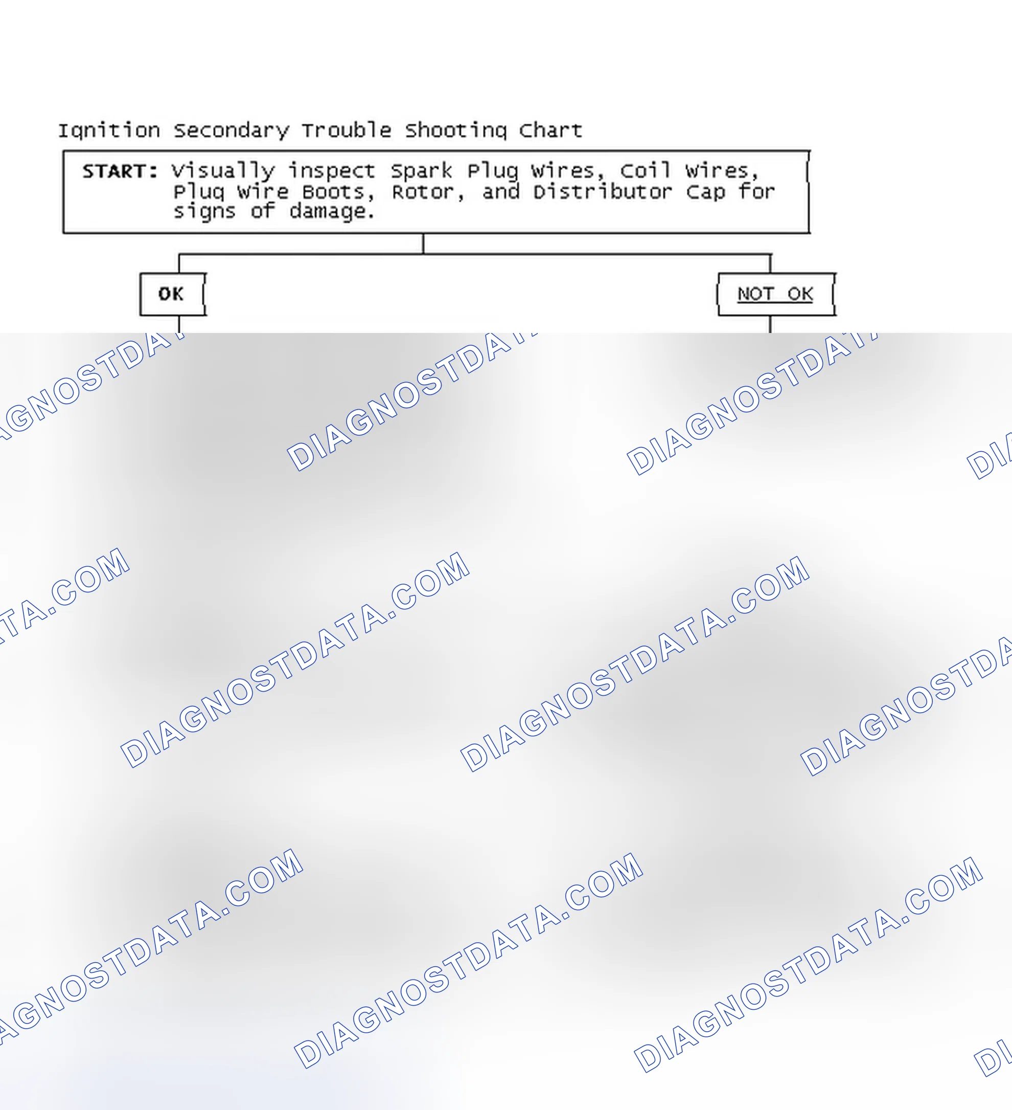 Scheme 1: Ignition Secondary Trouble Shooting Chart