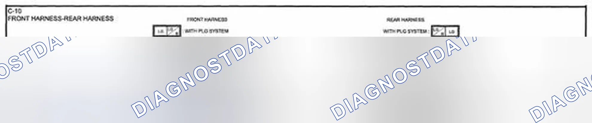 Scheme 36: Identifying Front And Rear Harness Connector Terminals (C-10)