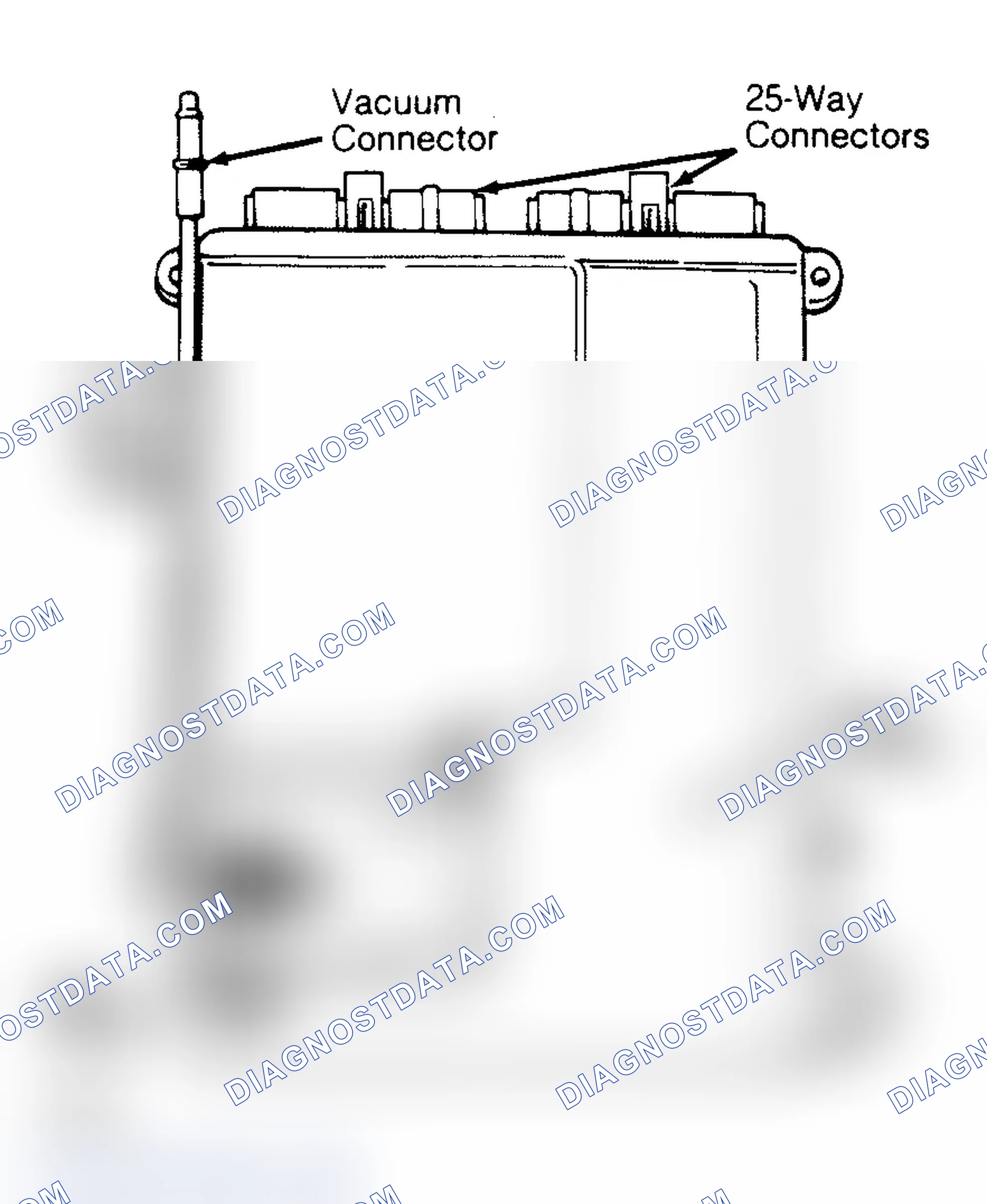 Scheme 101: Logic Module, Connectors and MAP Sensor