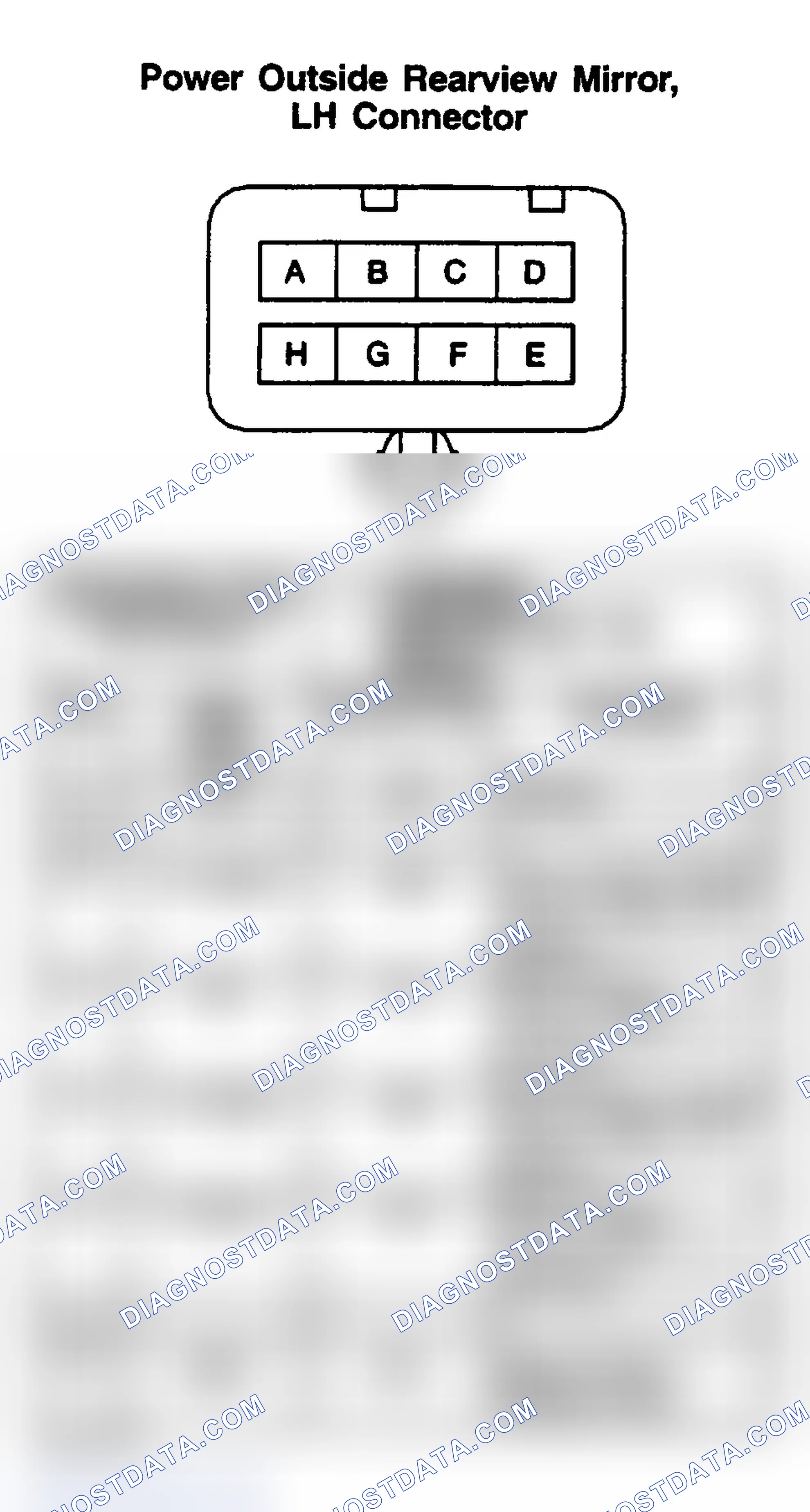 Scheme 219: POWER OUTSIDE REARVIEW MIRROR (LH)