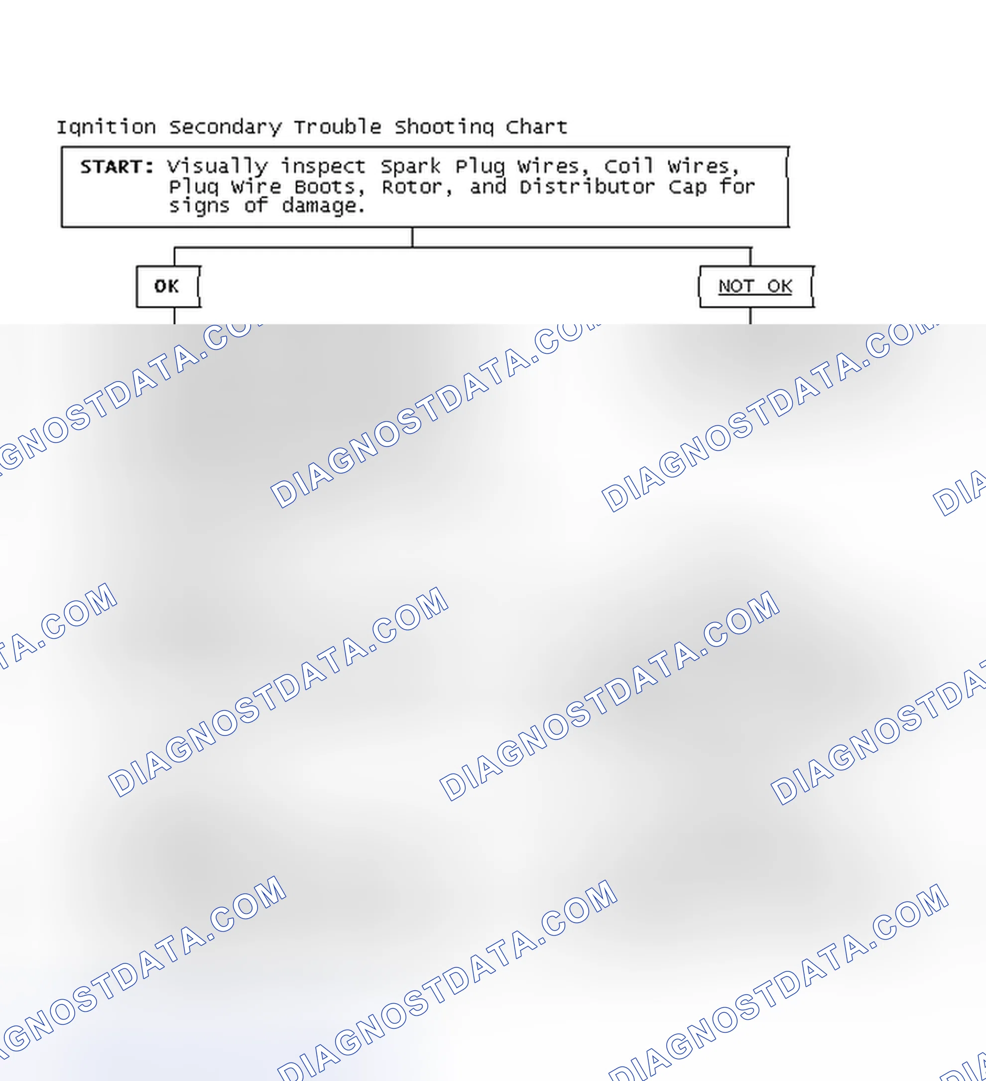 Scheme 1: Ignition Secondary Trouble Shooting Chart