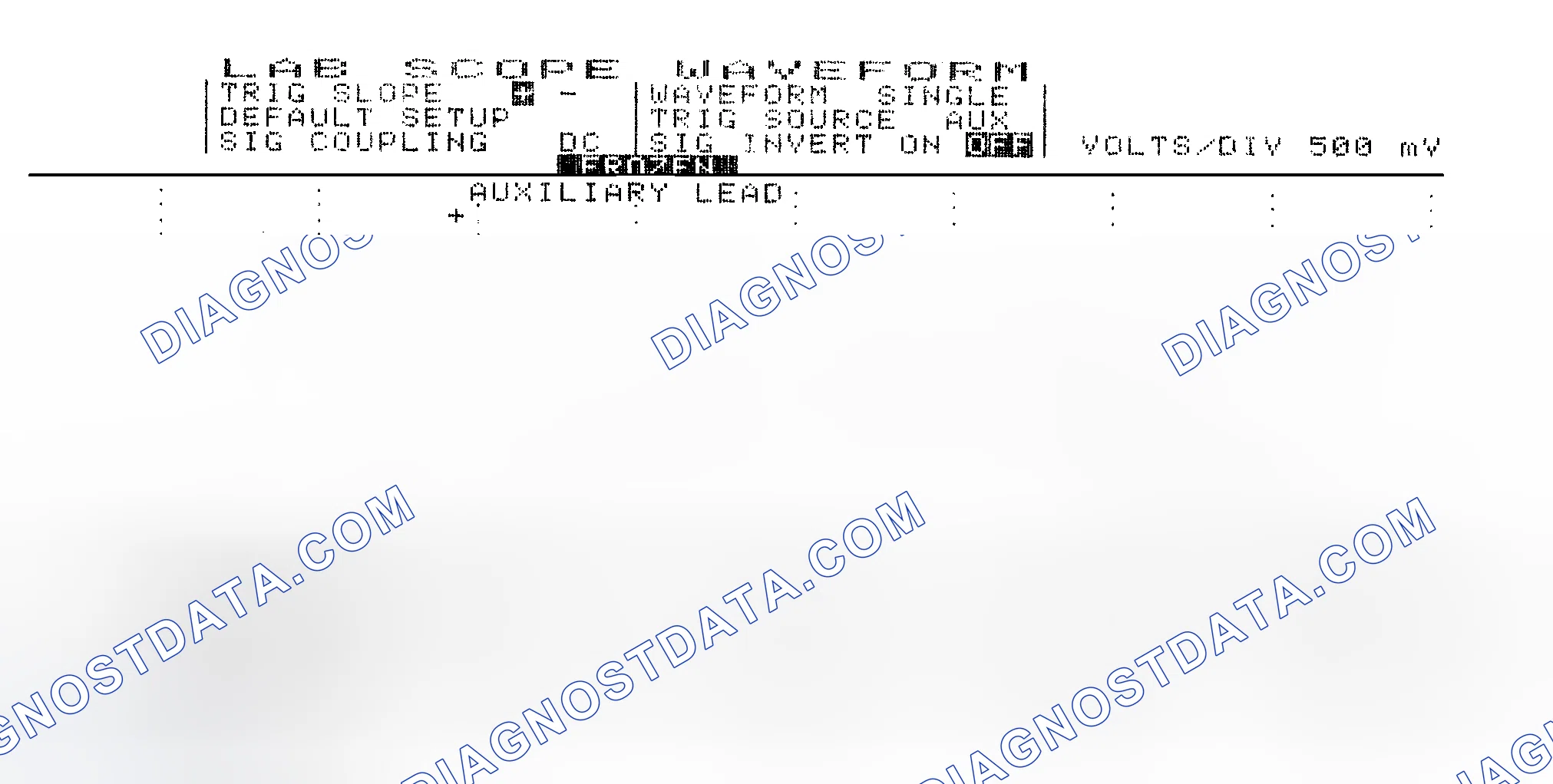 Scheme 14: Single Injector w/Excessive Current Flow - Current Pattern